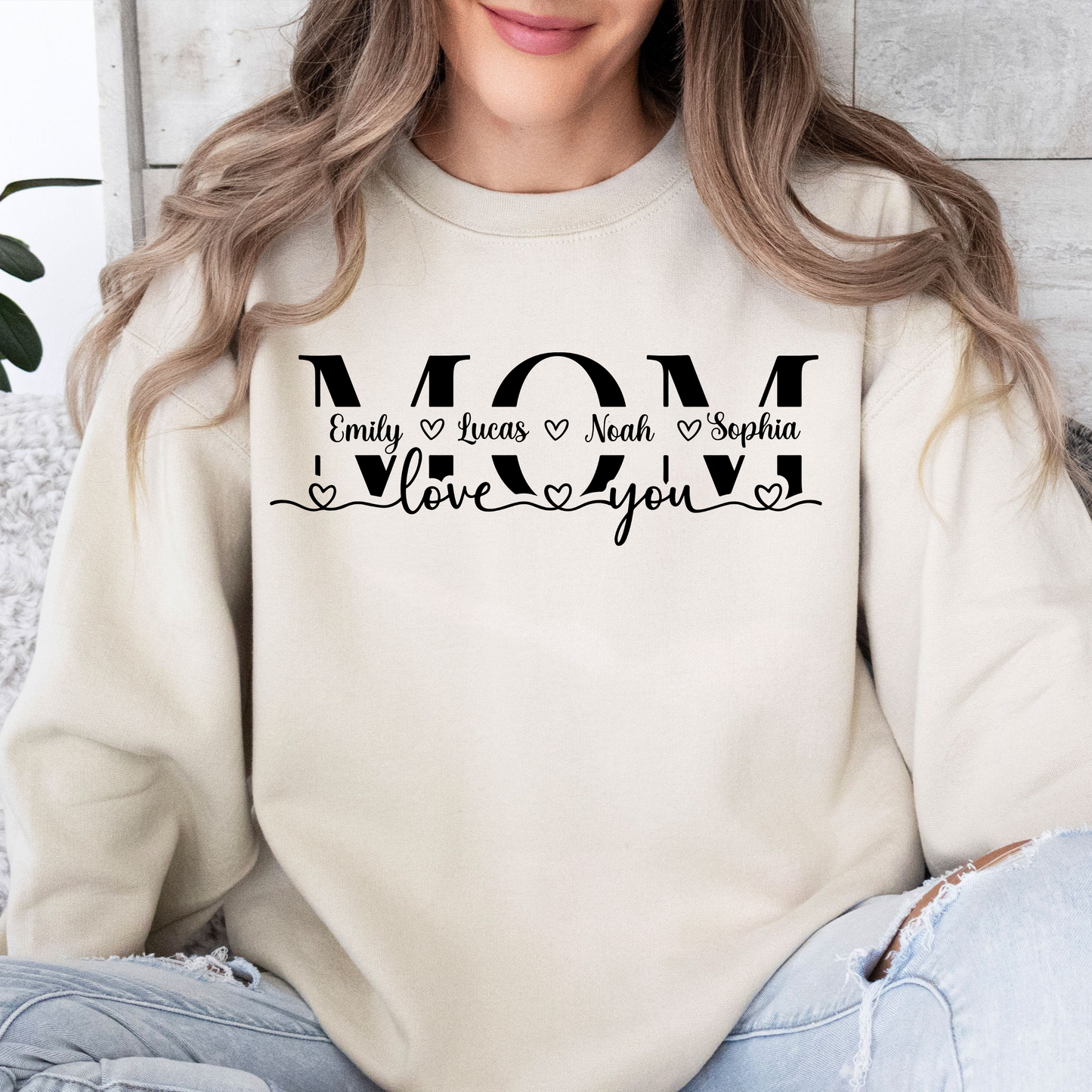 Custom Mom Name Frame: Celebrate Her with Personalized Apparel