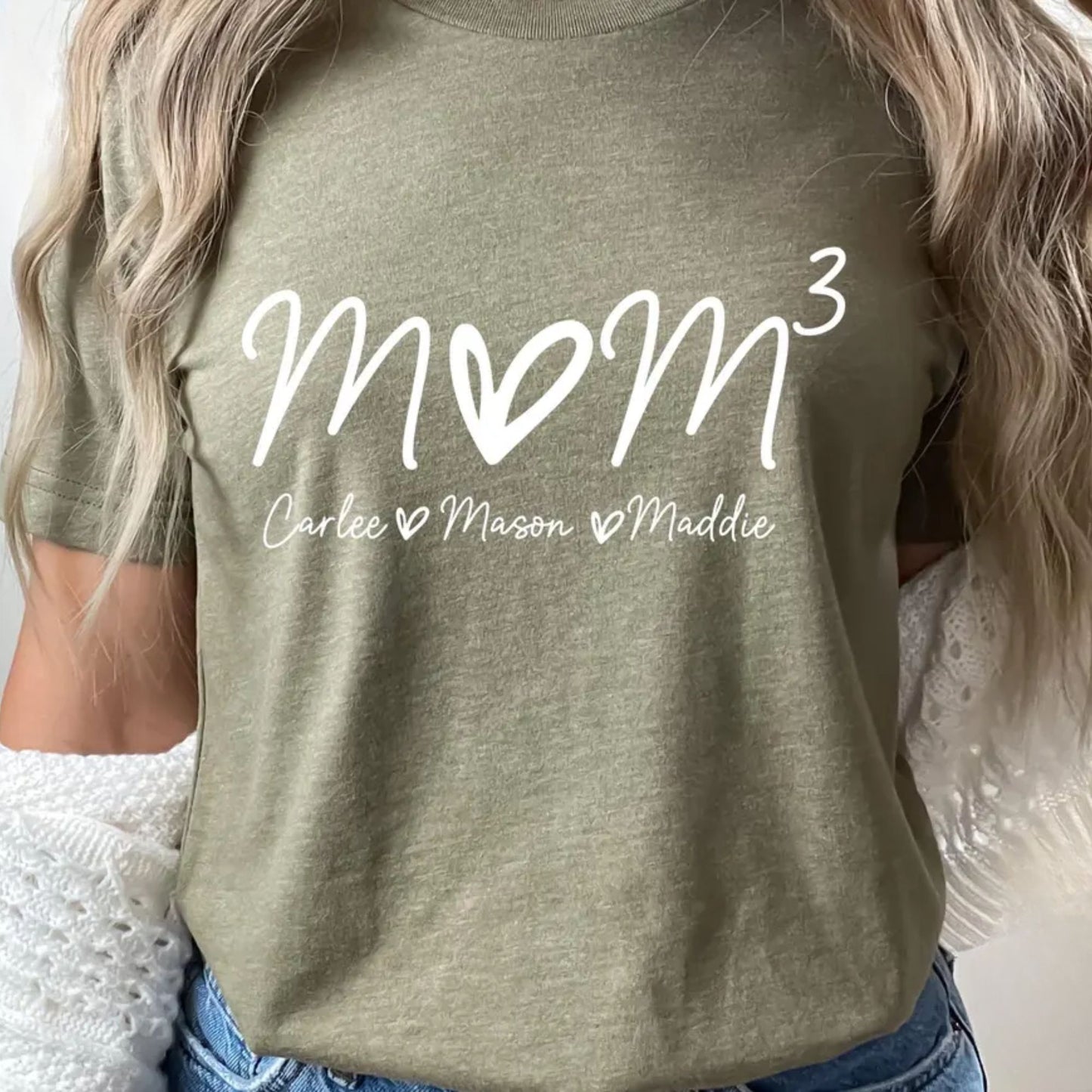Personalisiertes Mama-Shirt mit Namen, Muttertags-Shirt
