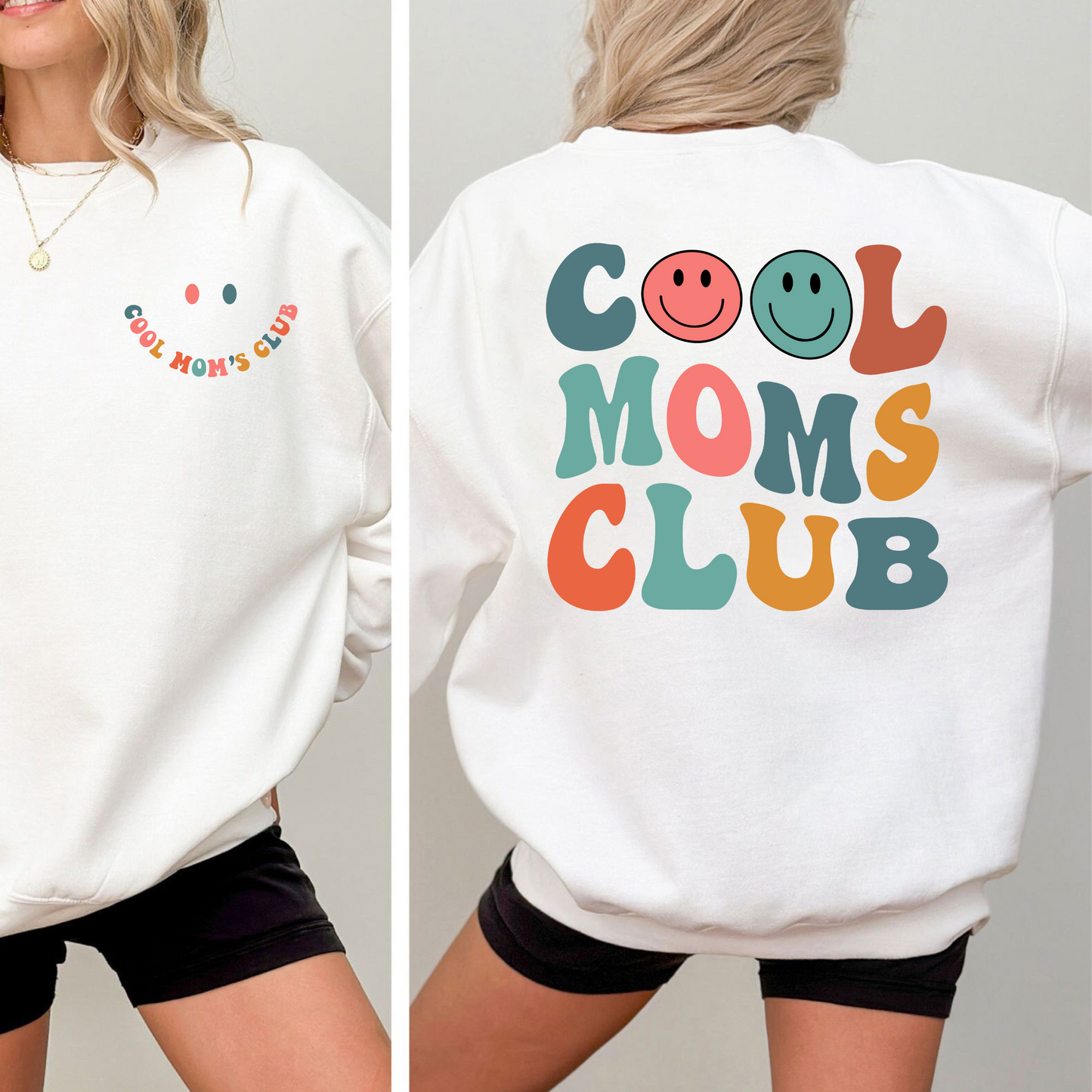 Cool Moms Club Trend-Shirt, Mütter-Modestatement