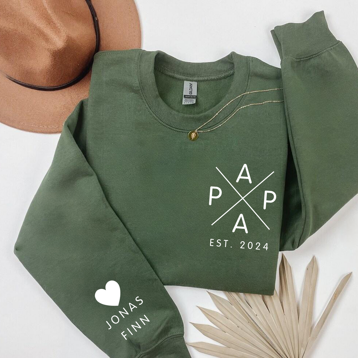 Persönliche Meilensteine & Namen Highlight Shirt - Für Papa