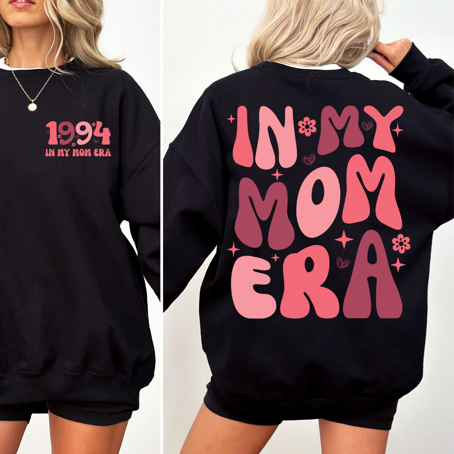 Mama-Jahre - Personalisierter Jahrgang Sweatshirt für Mütter