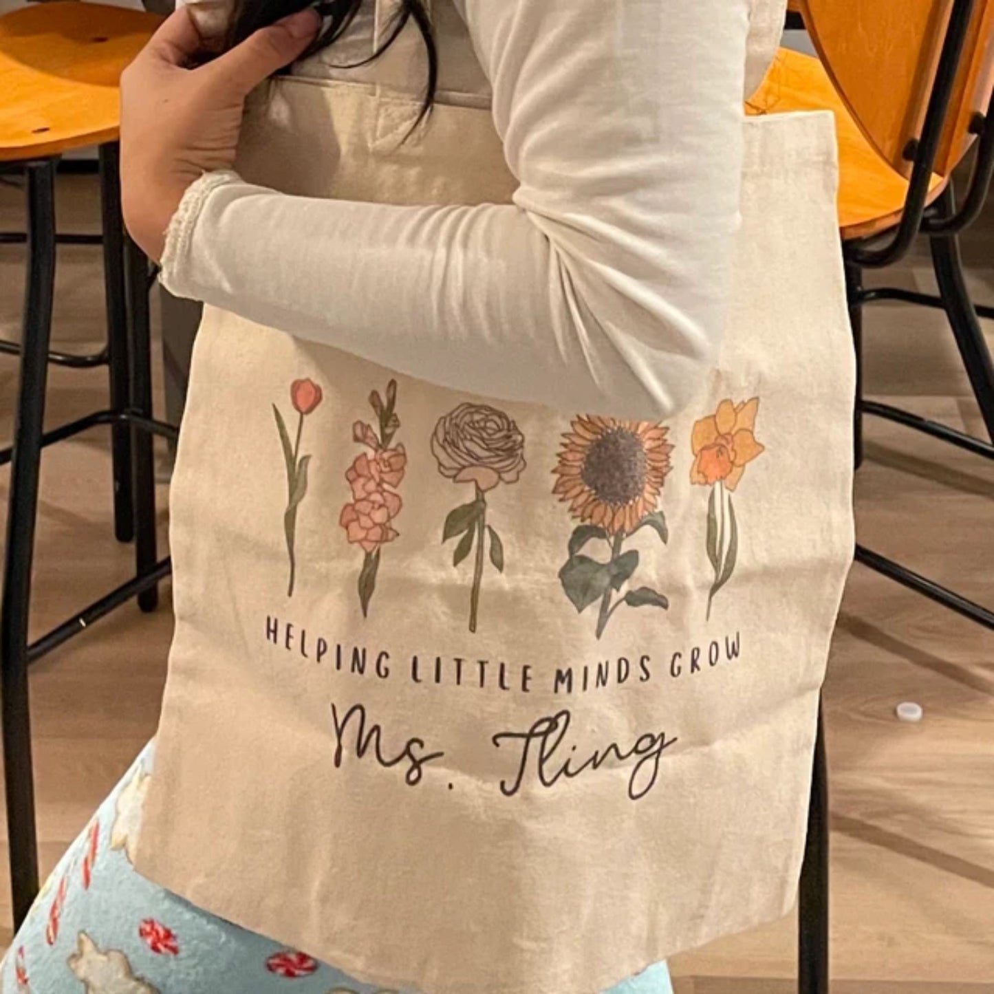 Personalisierte Lehrer Tragetasche - Individuelles Lehrer Geschenk