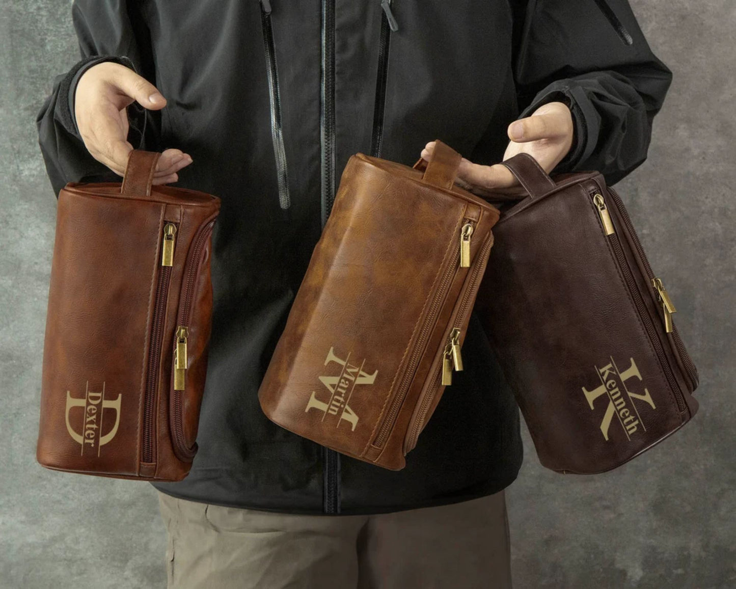 Personalisierte Kulturtasche für Herren, Jahrestagsgeschenk für ihn