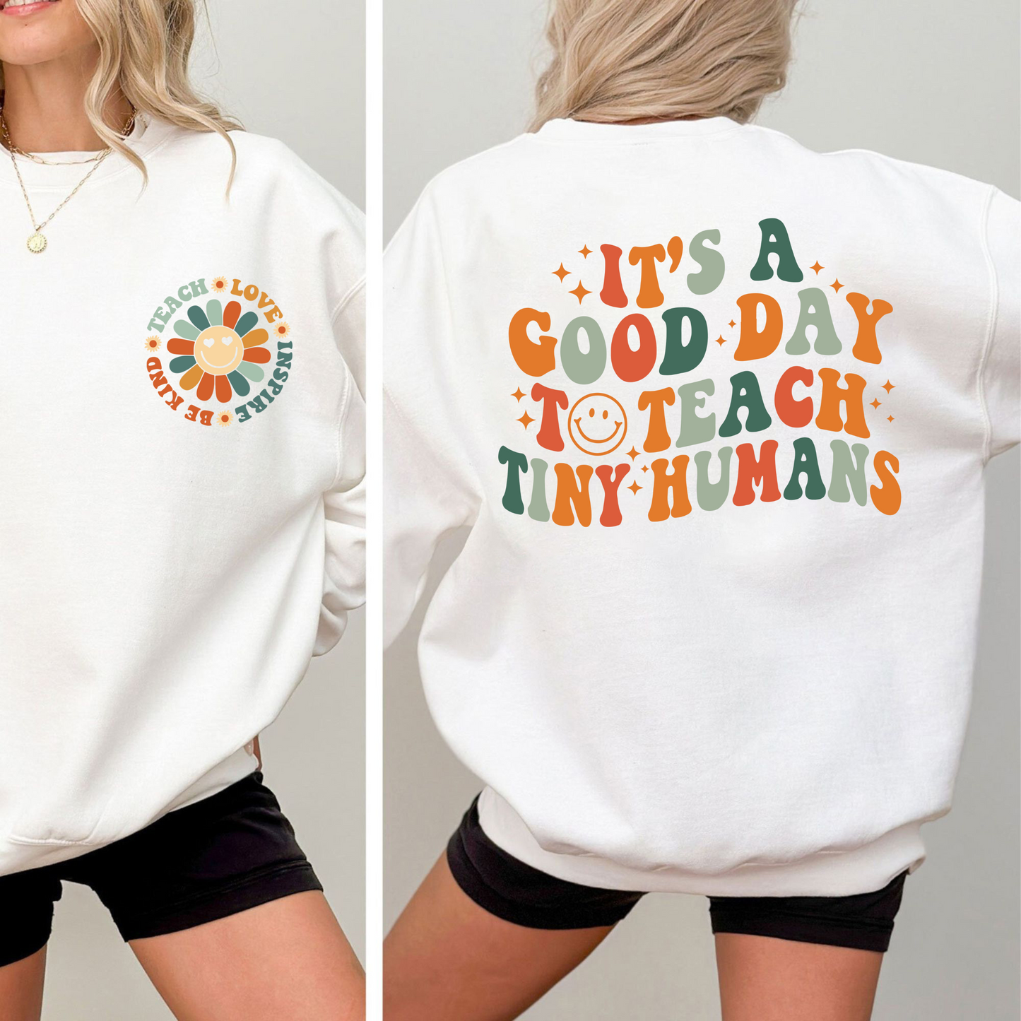 Gute Tag zum Lehren Kleine Menschen Lehrer Sweatshirt