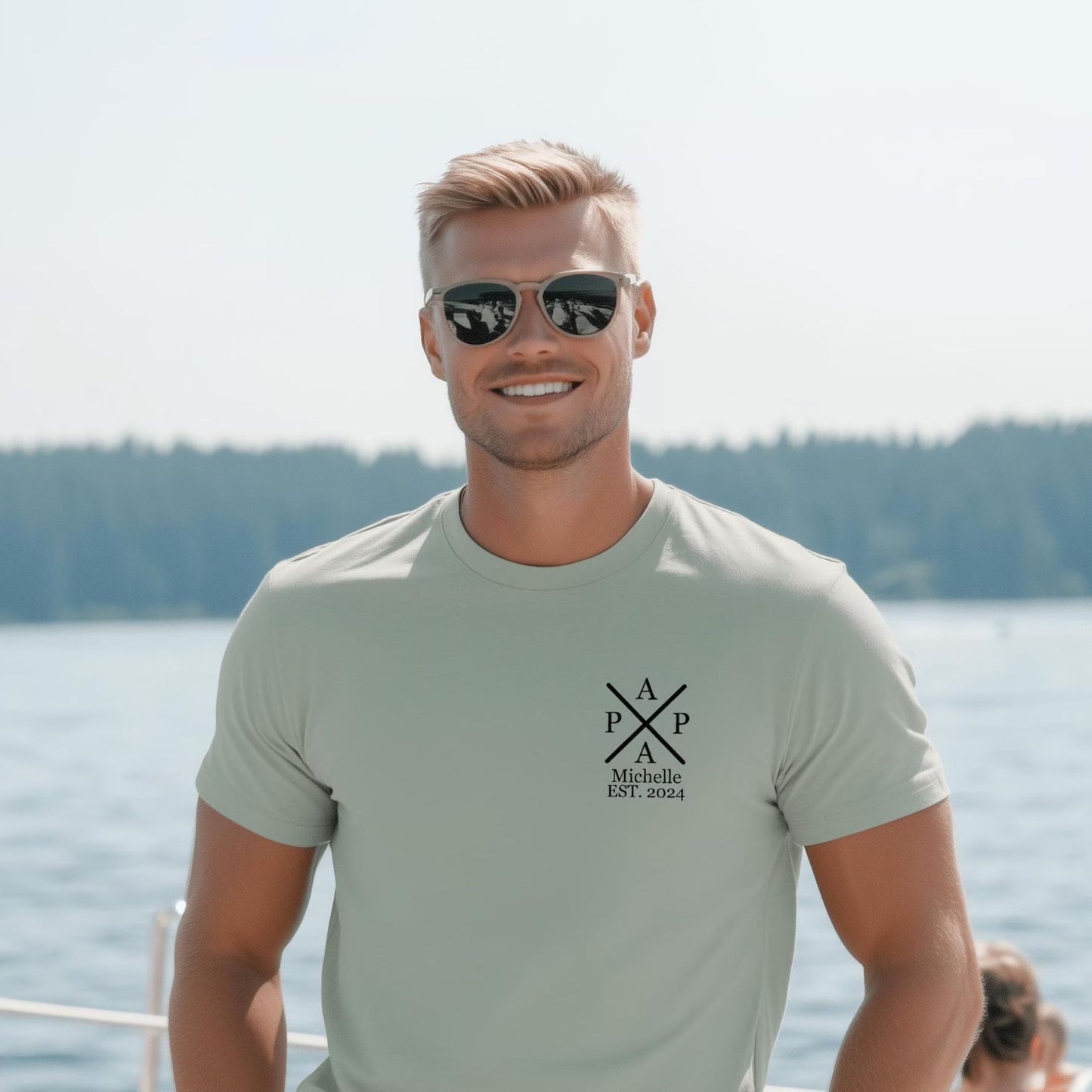 Personalisierter Papa mit individuellem Namen und Geburtsjahr, Geschenk für Papa