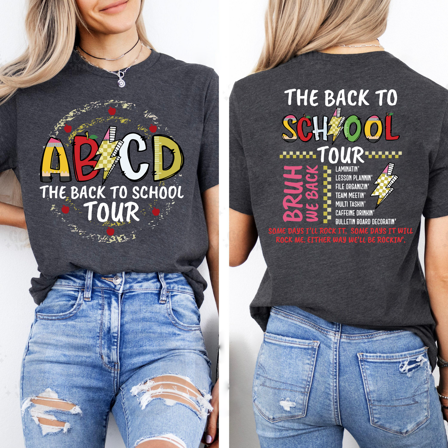 ABC Lehrer Shirt für den Schulanfang, Team Geschenk