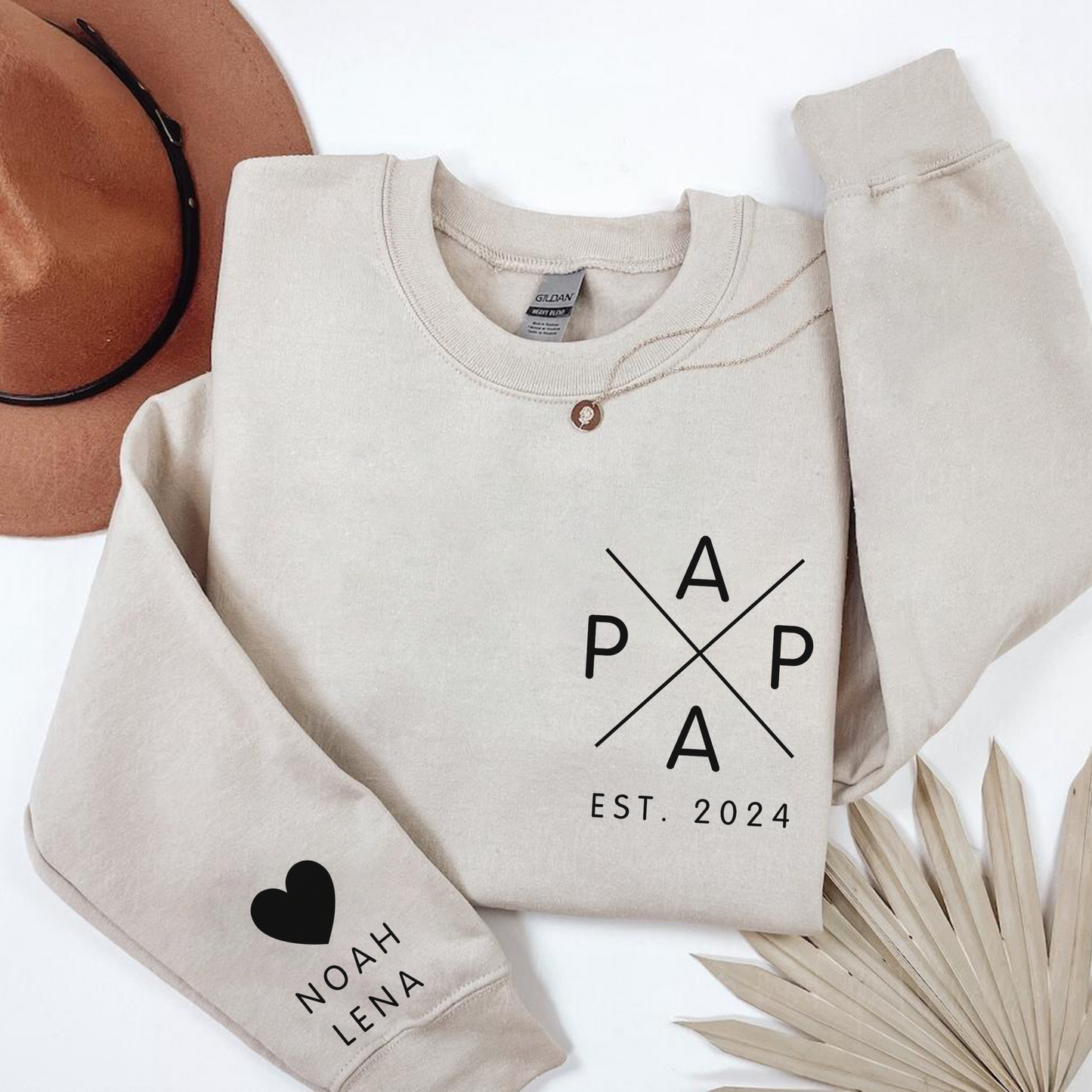 Persönliche Meilensteine & Namen Highlight Shirt - Für Papa