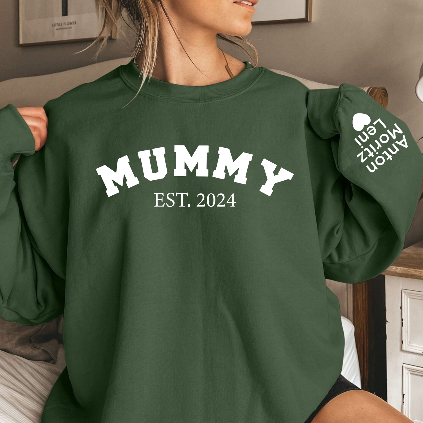 "Mummy Jahrgang" Sweatshirt – Persönliches Geschenk für Mütter