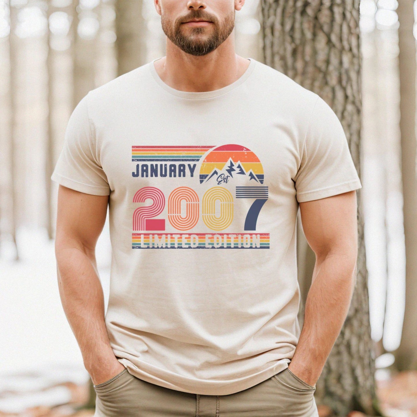 Retro-Geburtstags-Shirt – Personalisiertes Geburtstagsgeschenk mit Jahreszahl