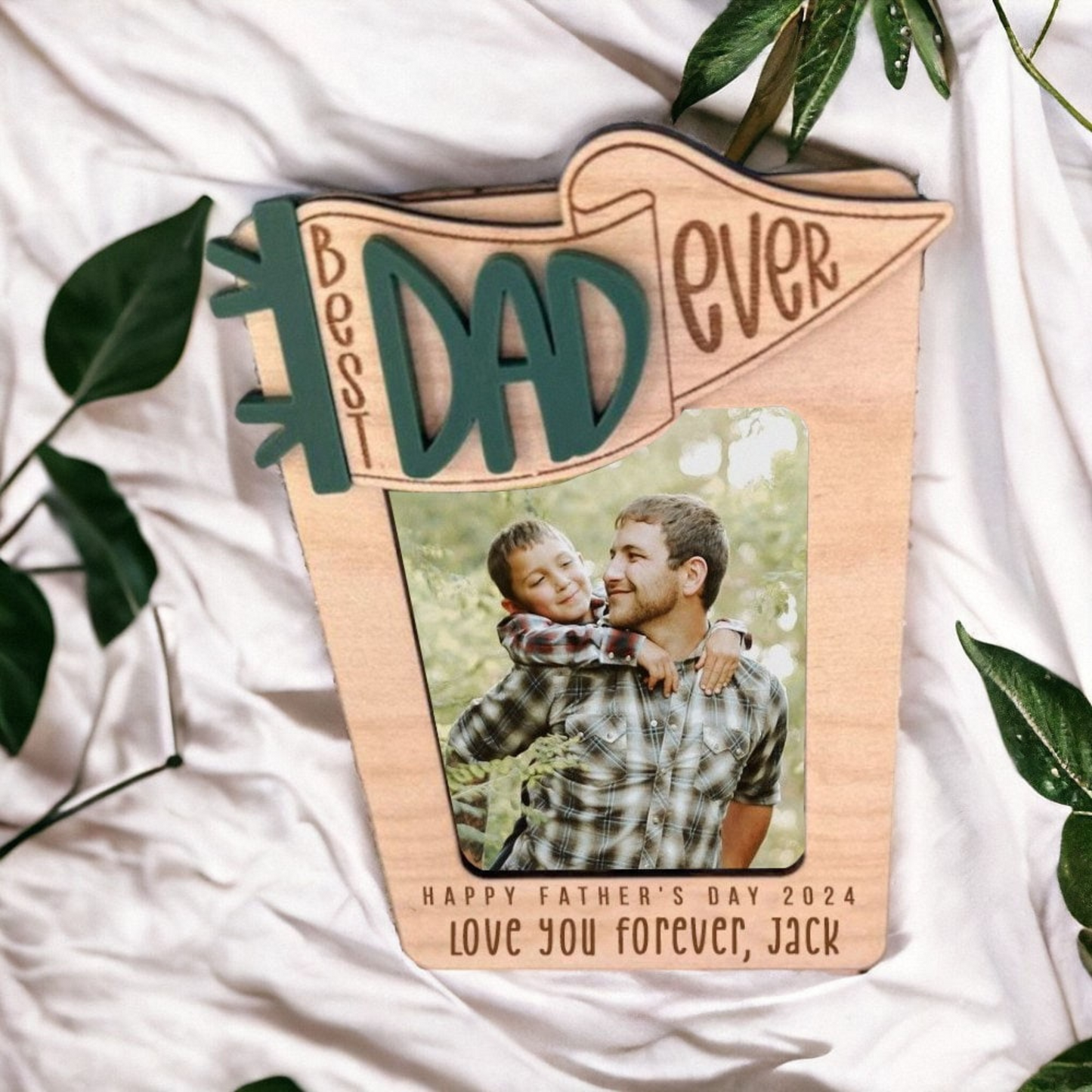 Favorite Dad - Personalized Father's Day Car Visor Clip