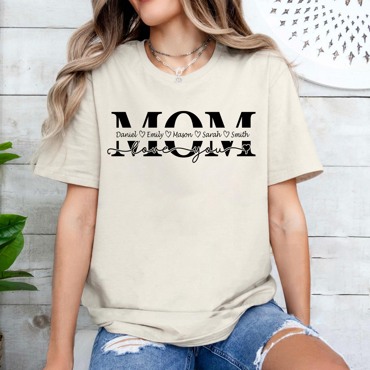 Customizable Gift for Mothers, Names of Your Loved Ones