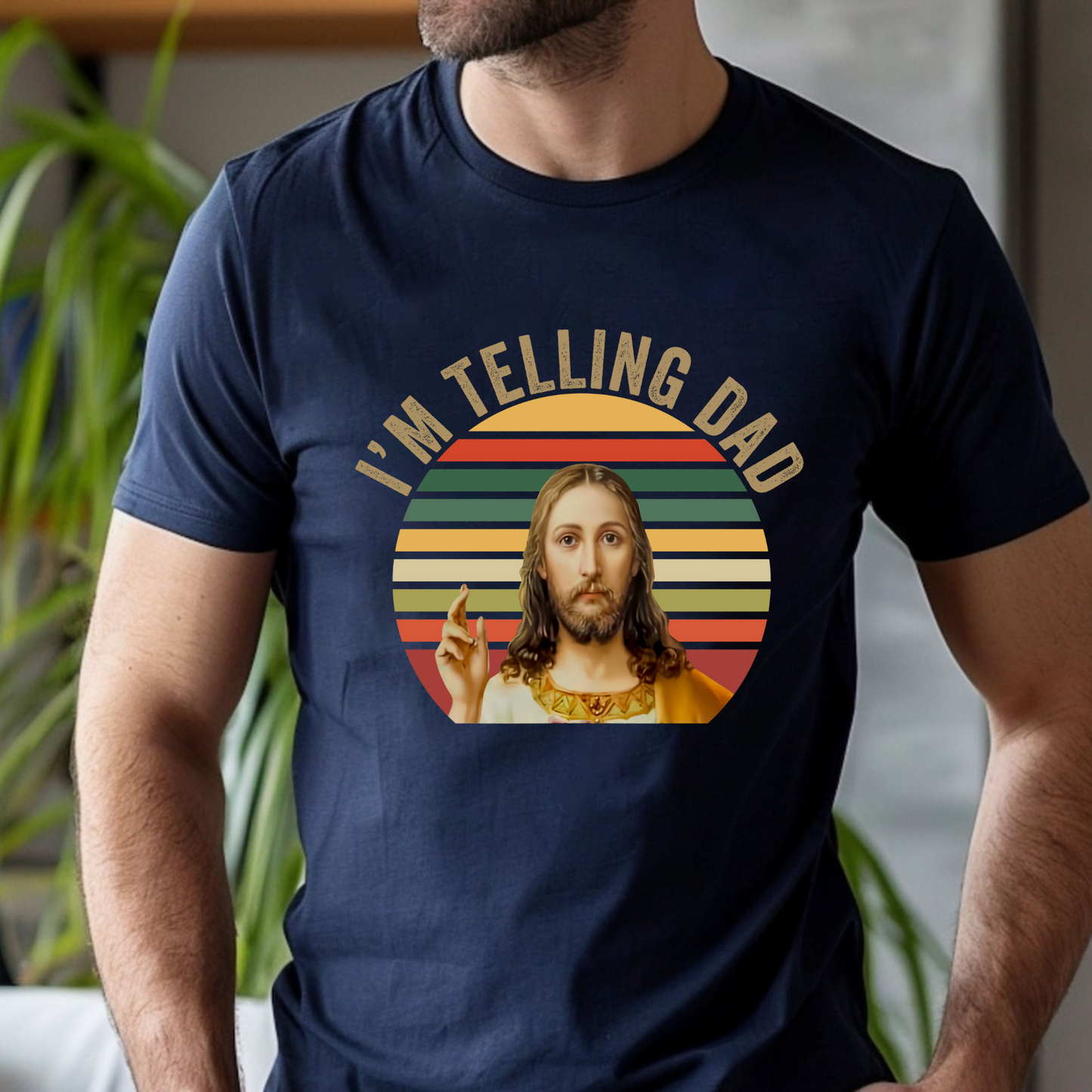 "Ich Sage Es Papa" T-Shirt - Lustiges Jesus Meme für Religiöse Geschenke