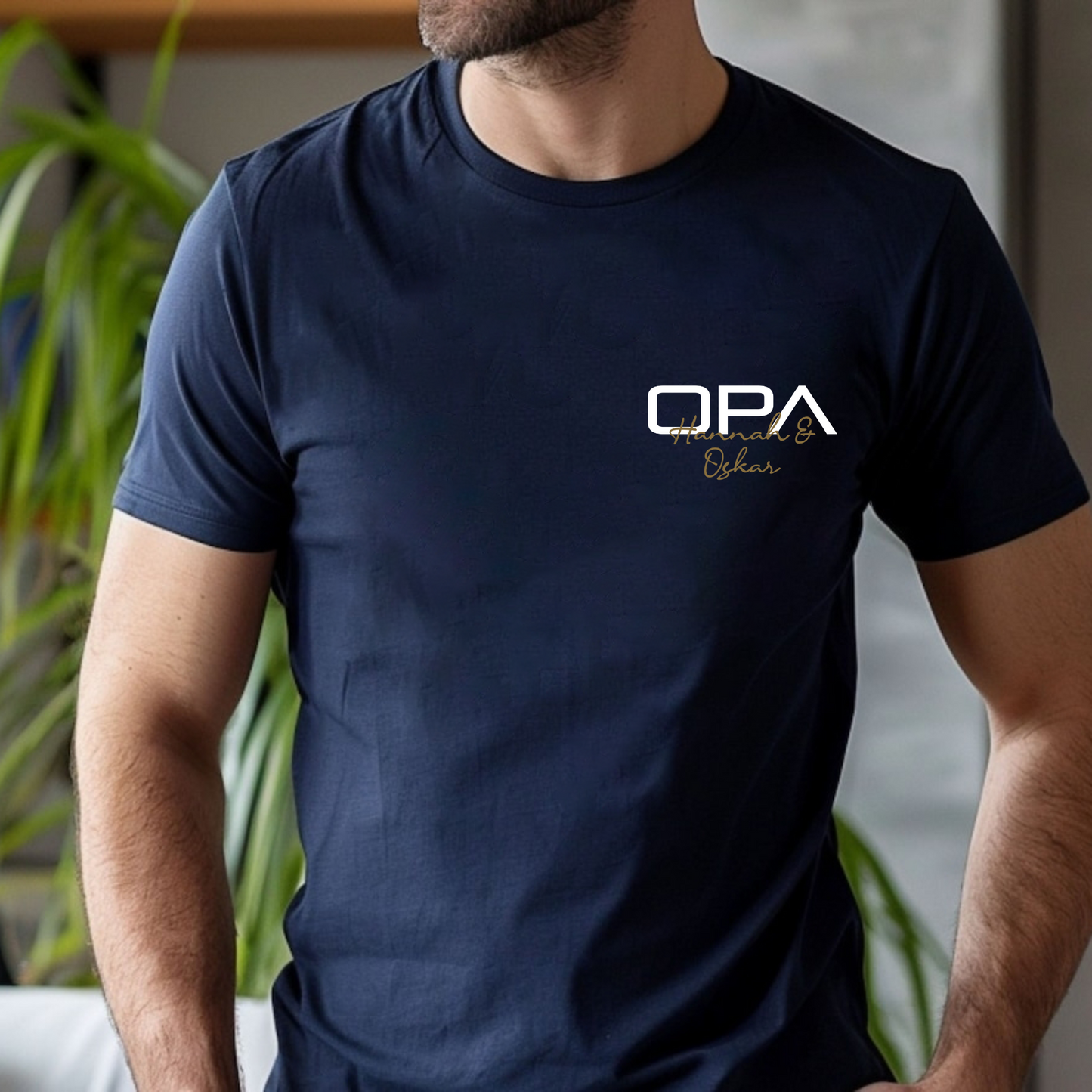Opa Stolz Herren-T-Shirt – Mit Namenszug