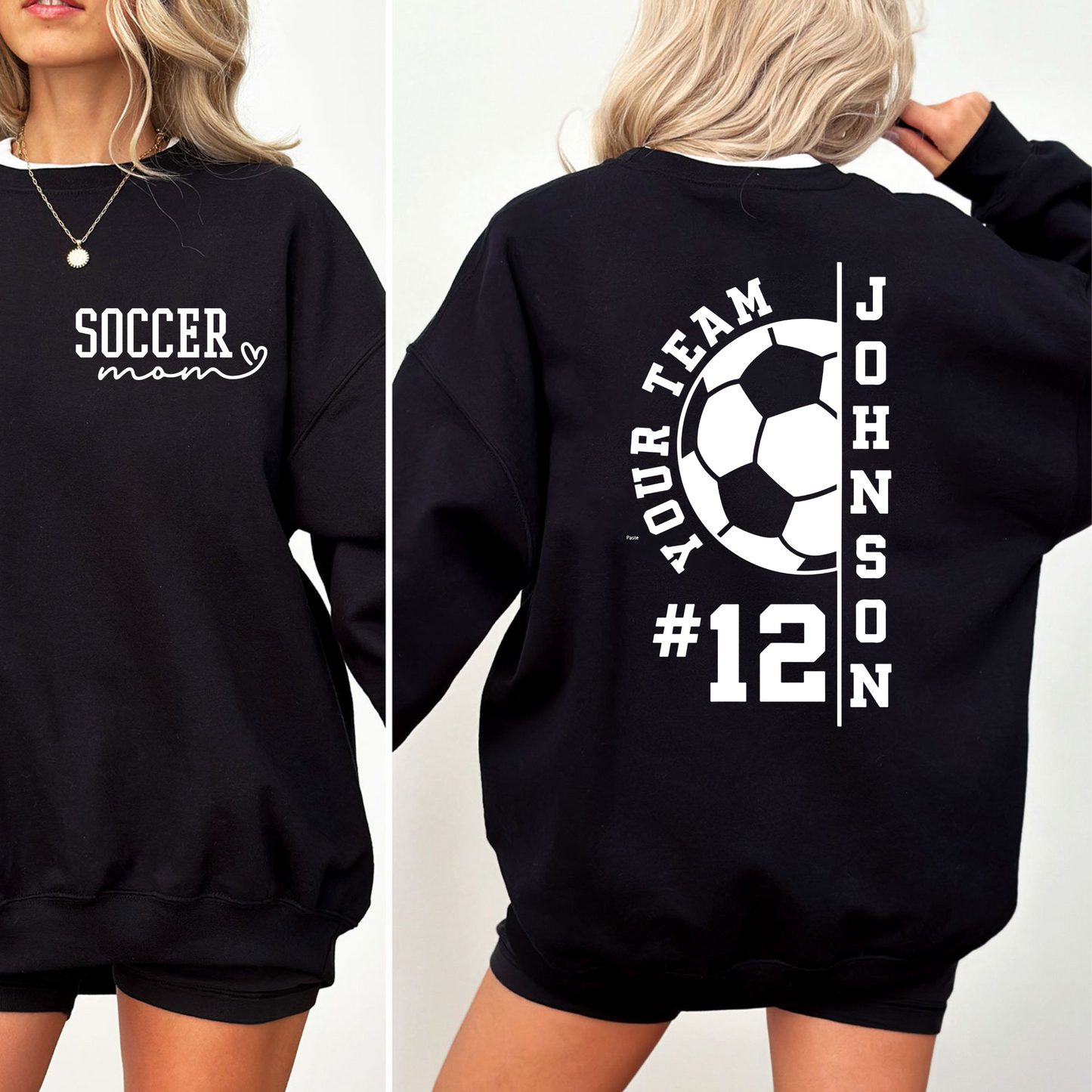 Personalisierte Fußballfan-Liebe – Geschenk für Mütter am Spieltag
