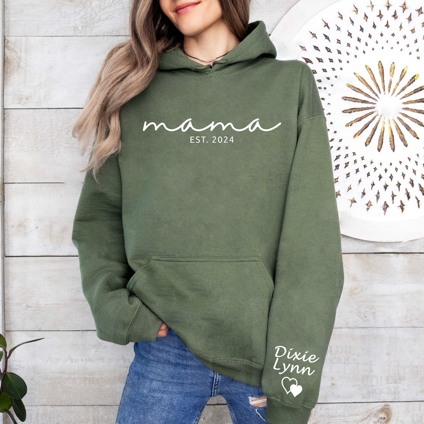 Personalized Mama Love - Custom Name & Year Shirt