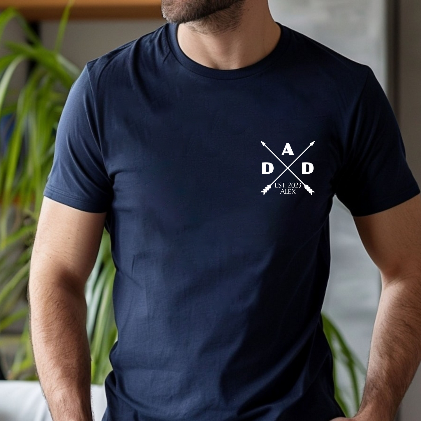 "Dad Seit - Personalisiertes Shirt mit Kindernamen" - Geschenk für neue Väter