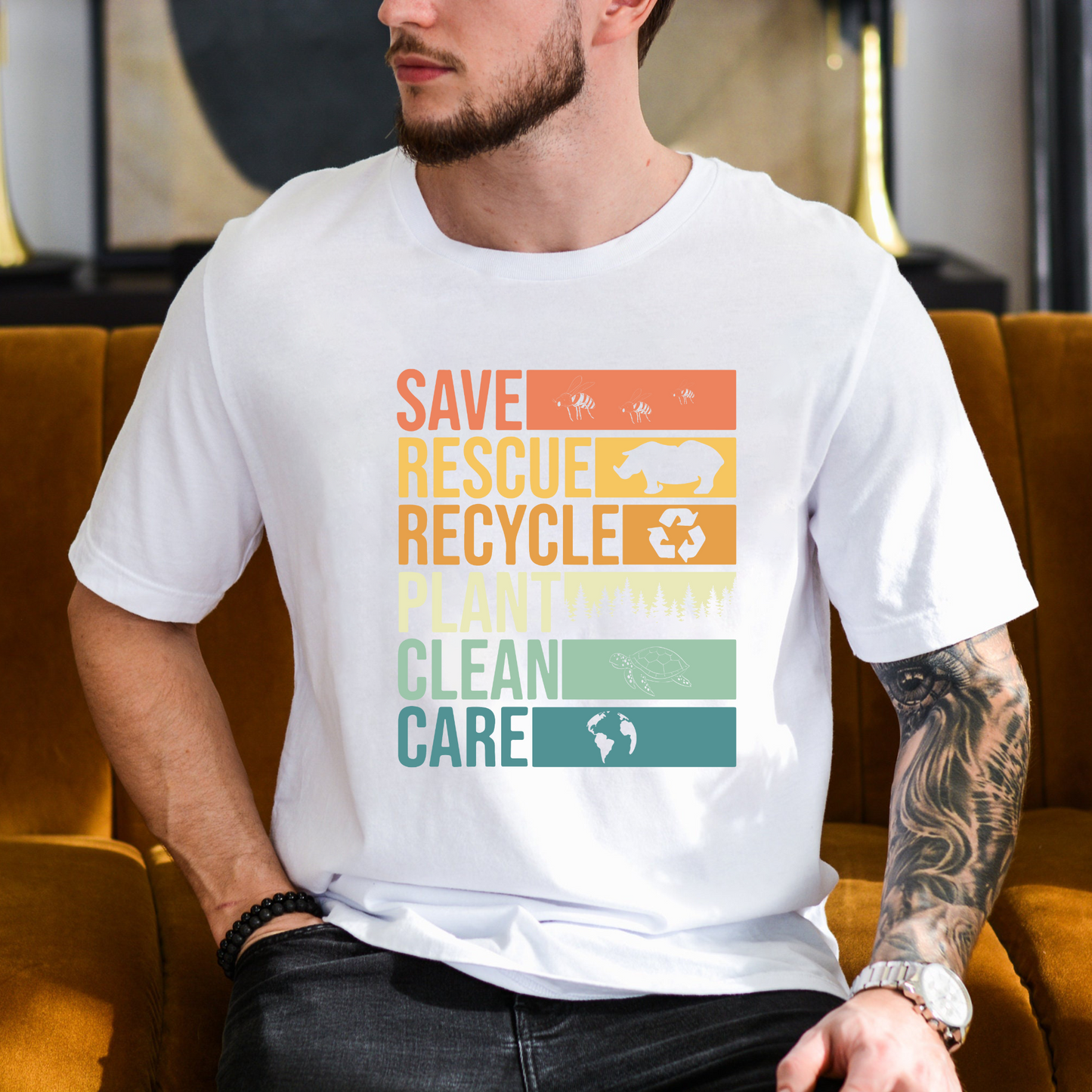 Rette den Planeten Shirt - Geschenk für Umweltaktivisten zum Tag der Erde