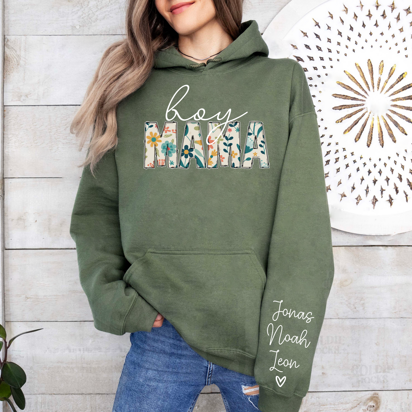 Hero's Mom - Personalized Boy Mama Shirt