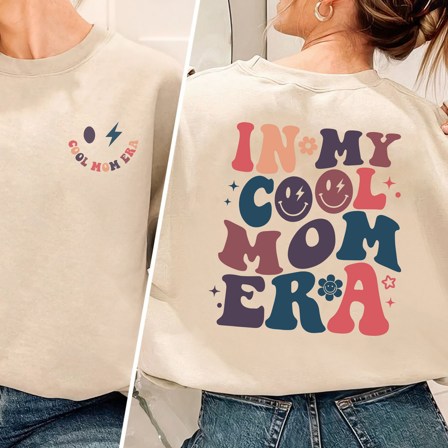 Embracing the Cool Mom Era - Chic Mother's Day Sweatshirt