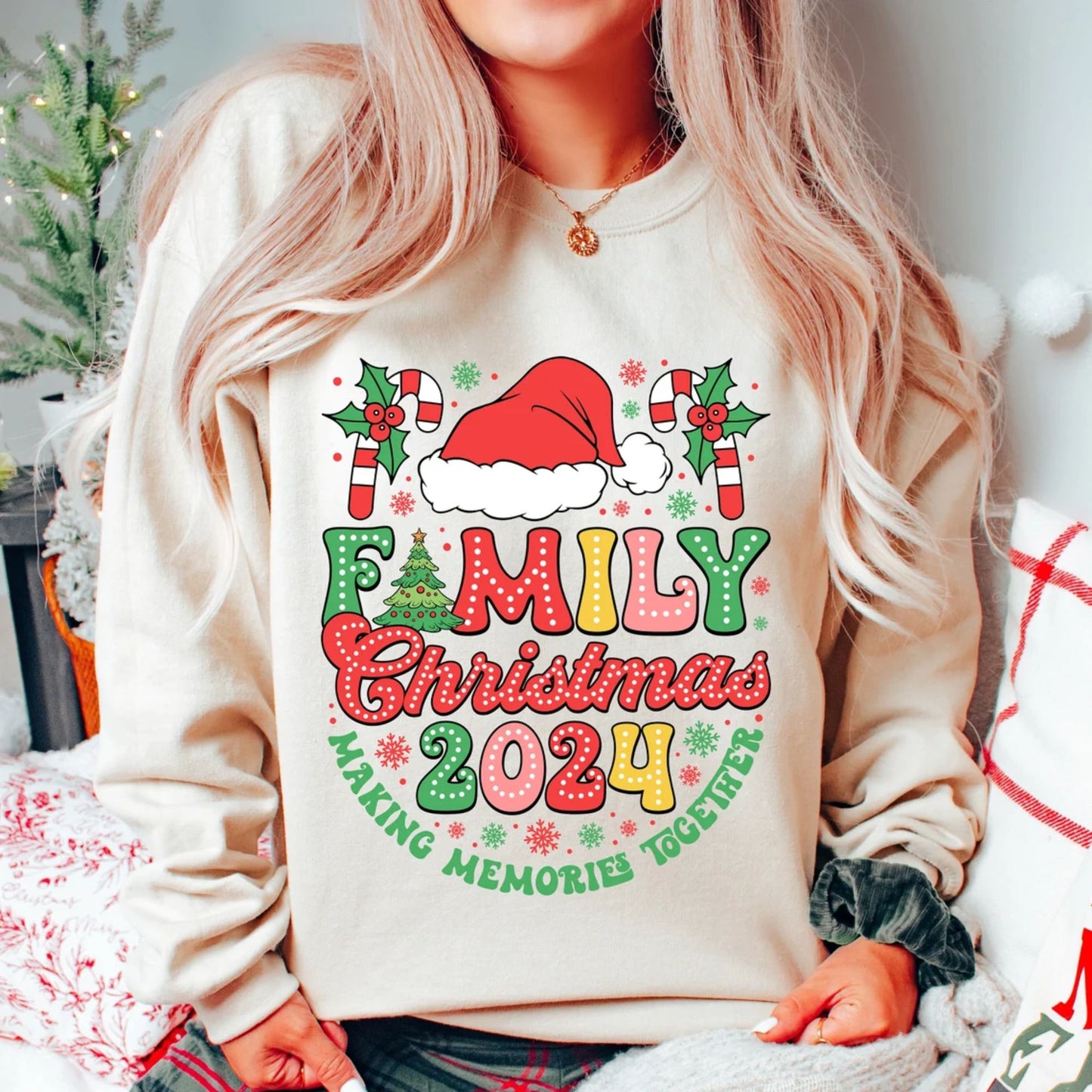 Weihnachtspullover für die Familie - Weihnachtsgeschenk