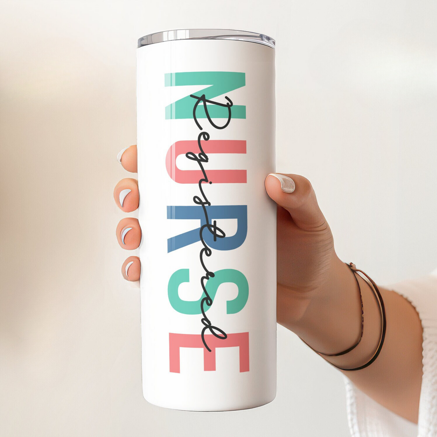 Personalized Nurse Tumbler - Appreciation Gift for Nursing Graduates