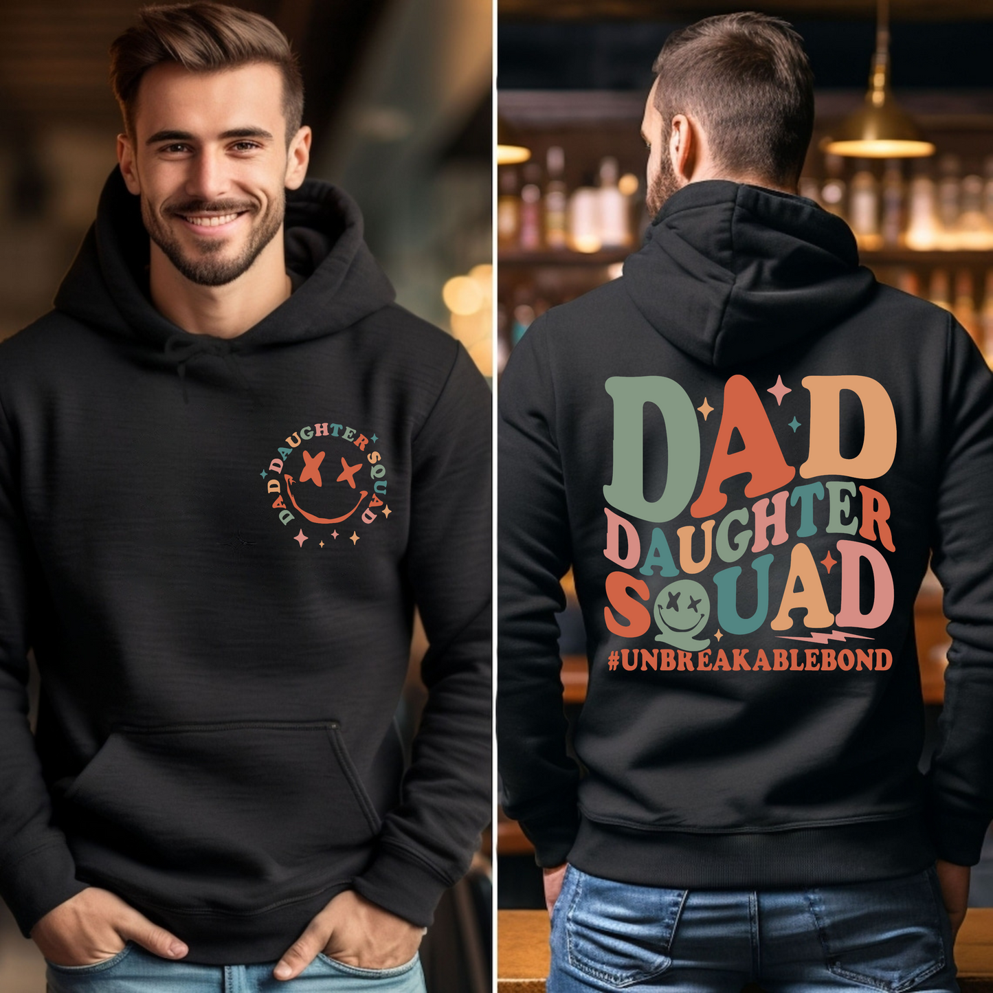 Dad Daughter Squad - Unbreakable Bond, Father's Day Gift