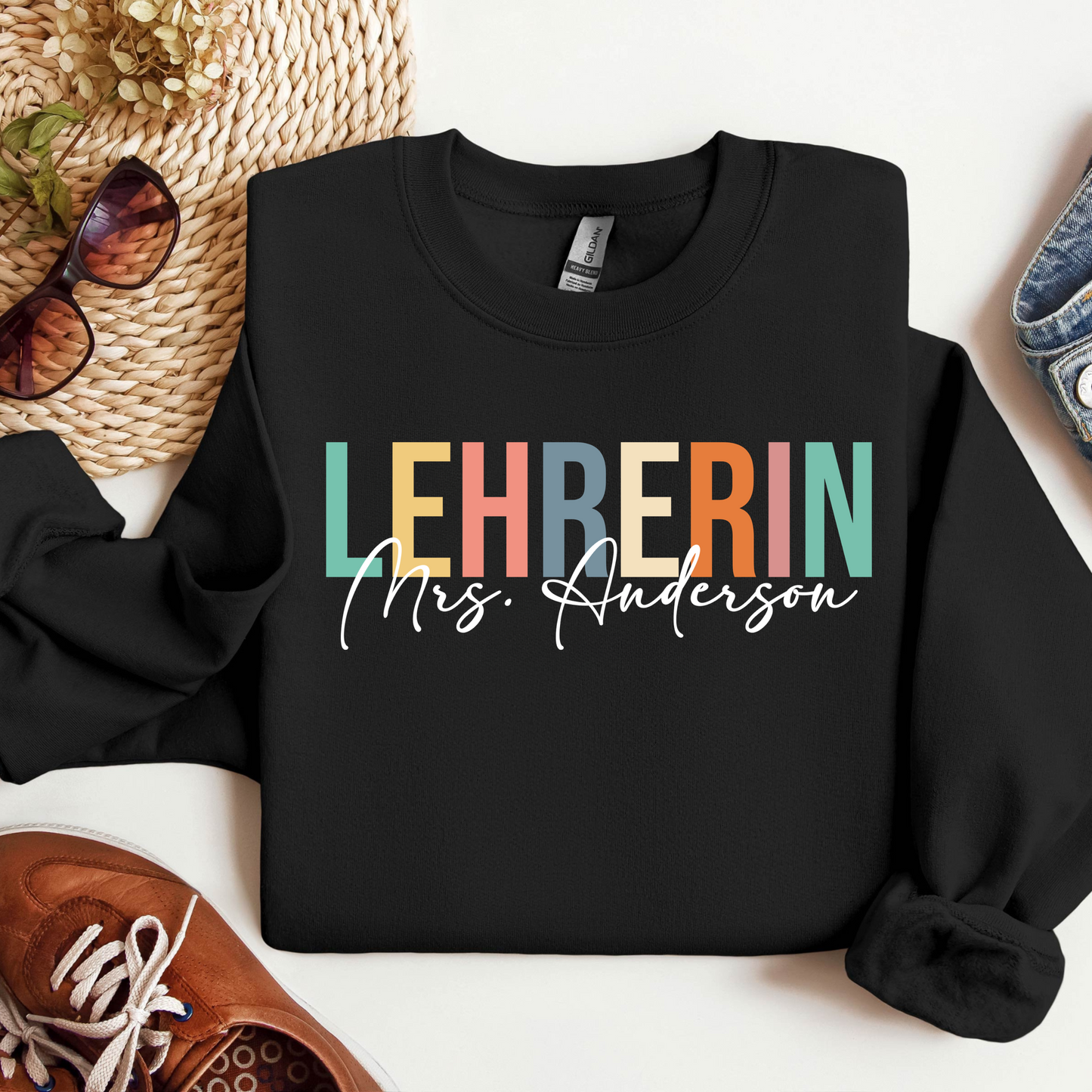 Personalisierte Lehrer Team Geschenk zum Schulanfang