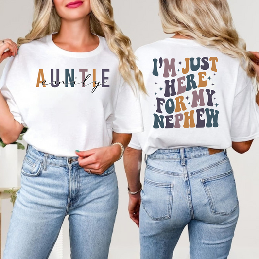 Persönliches Tantenlob-Shirt - Feiern Sie sie mit einem individuellen Namen