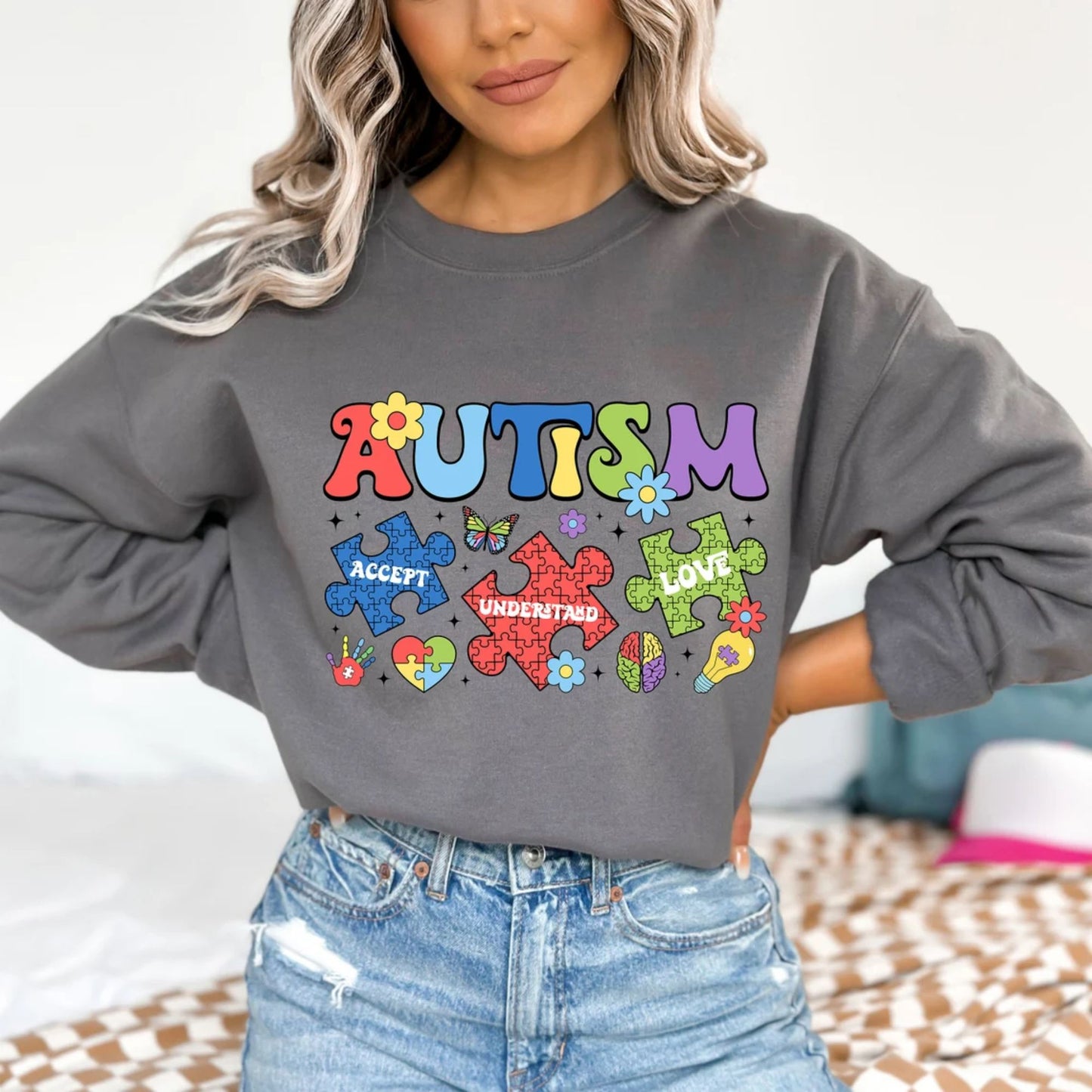 Retro Autism Shirts and Sweatshirt - Autism Mama Gift