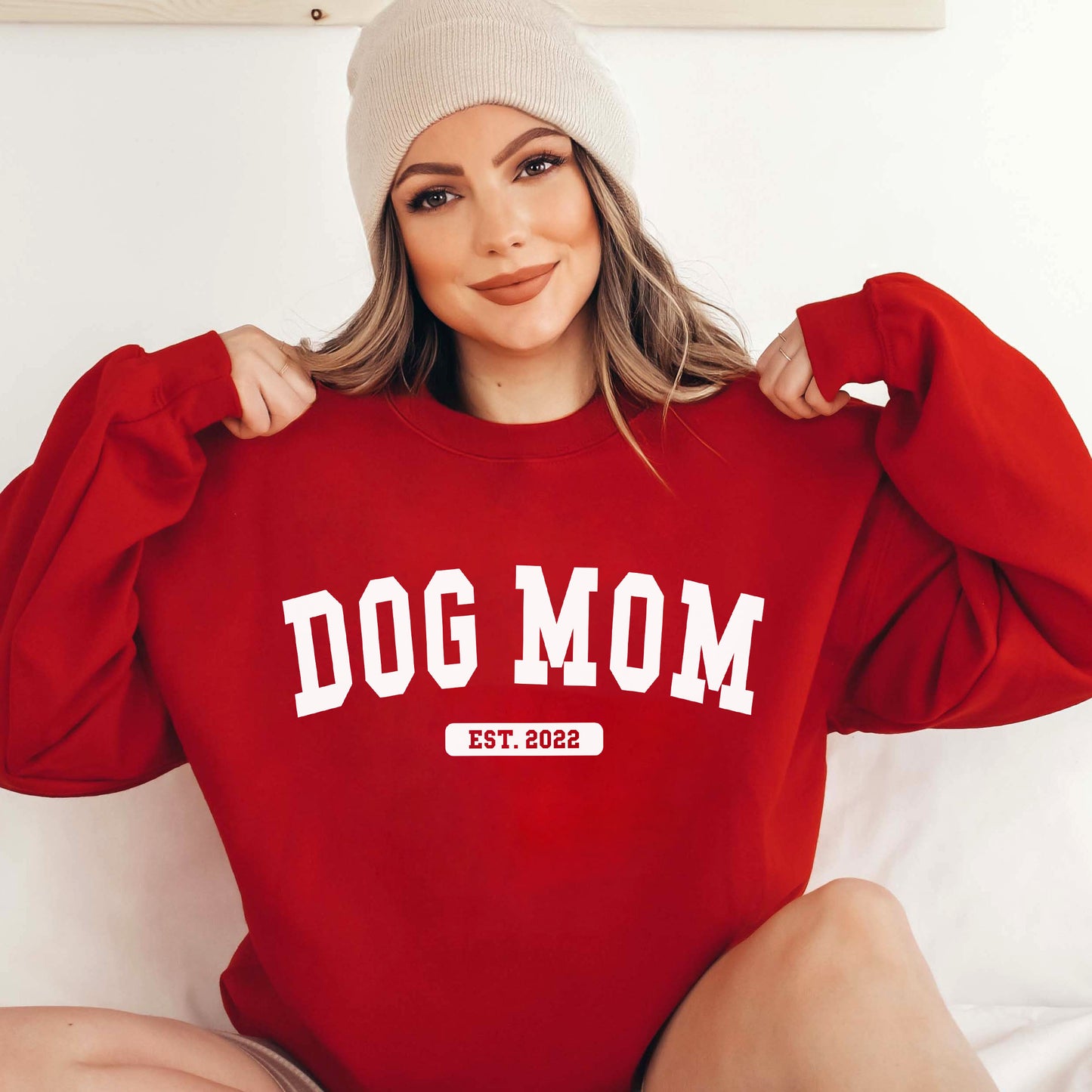 Personalisiertes Hundemama Sweatshirt - Geschenk für Hundeliebhaber