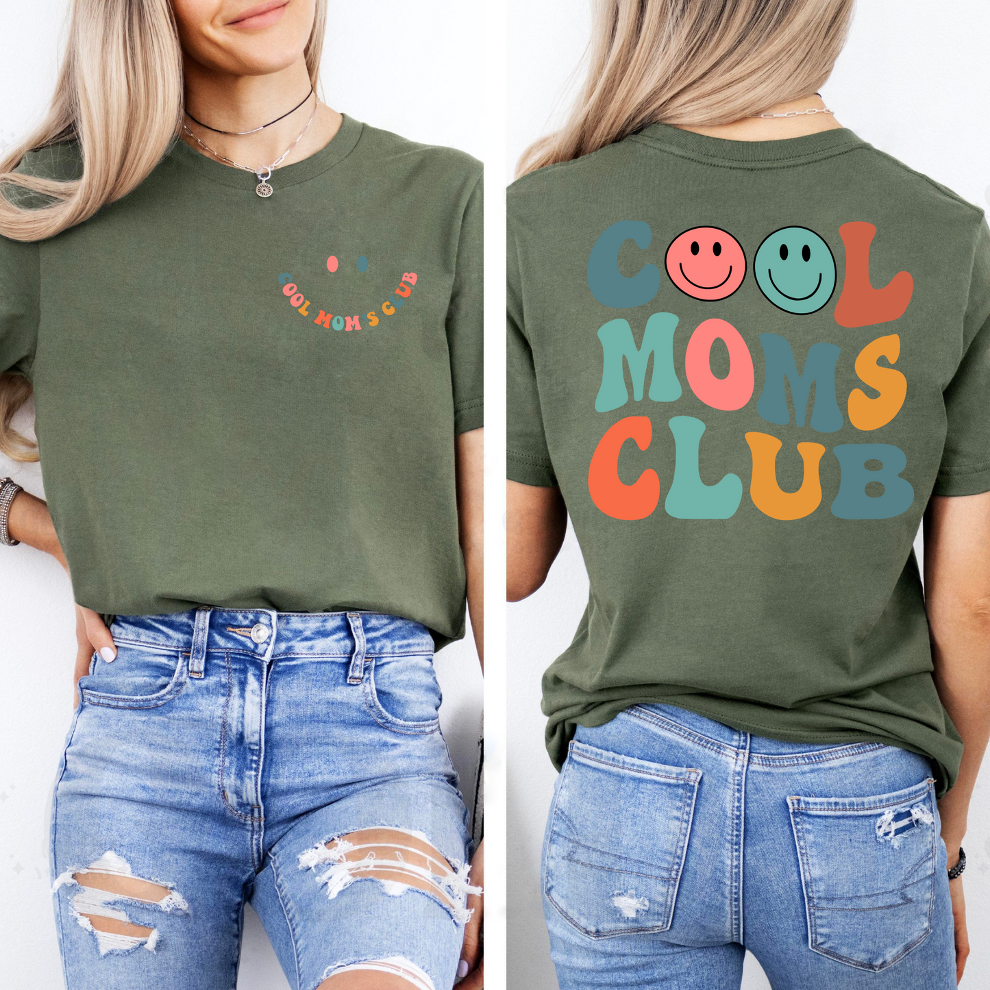 Cool Moms Club Trend-Shirt, Mütter-Modestatement