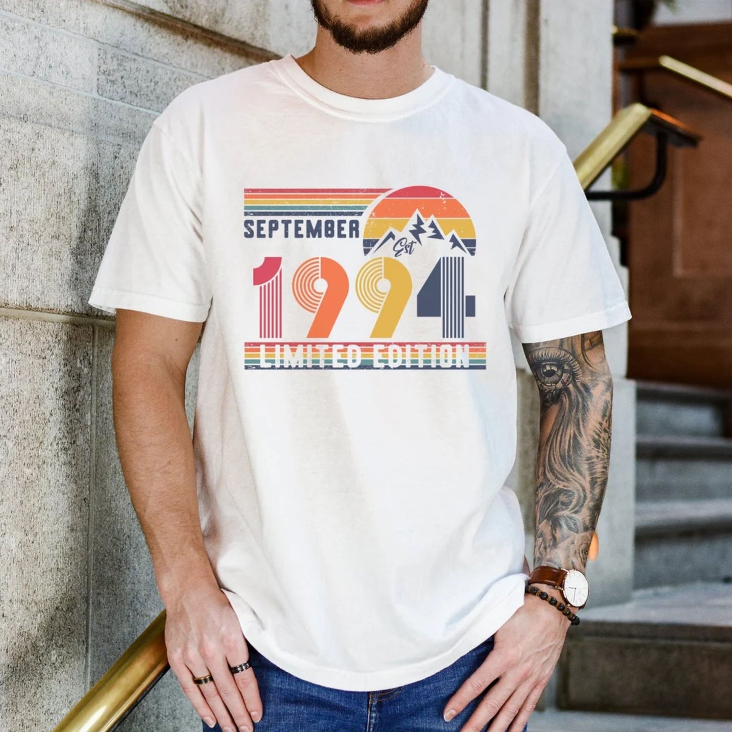 Retro-Geburtstags-Shirt – Personalisiertes Geburtstagsgeschenk mit Jahreszahl