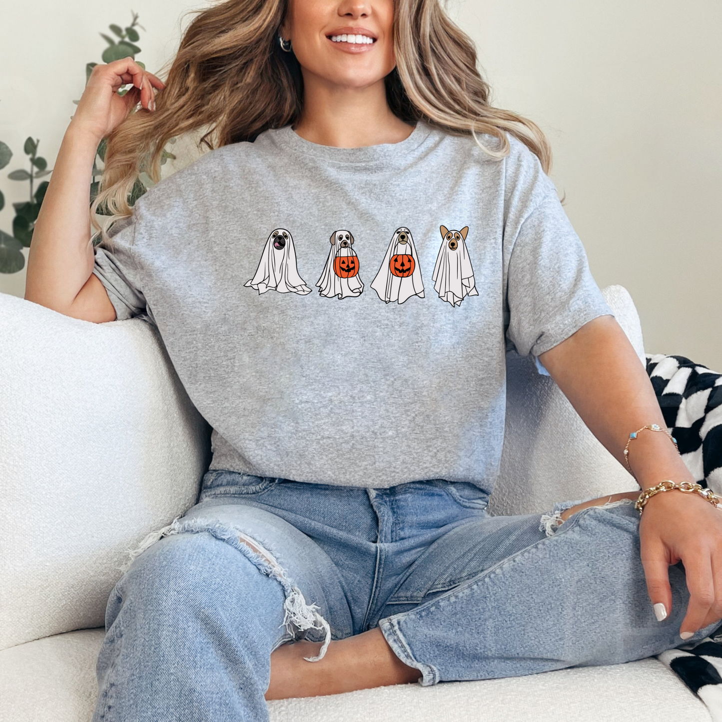 Geisterhund-T-Shirt - Halloween-Geschenk für Tierliebhaber