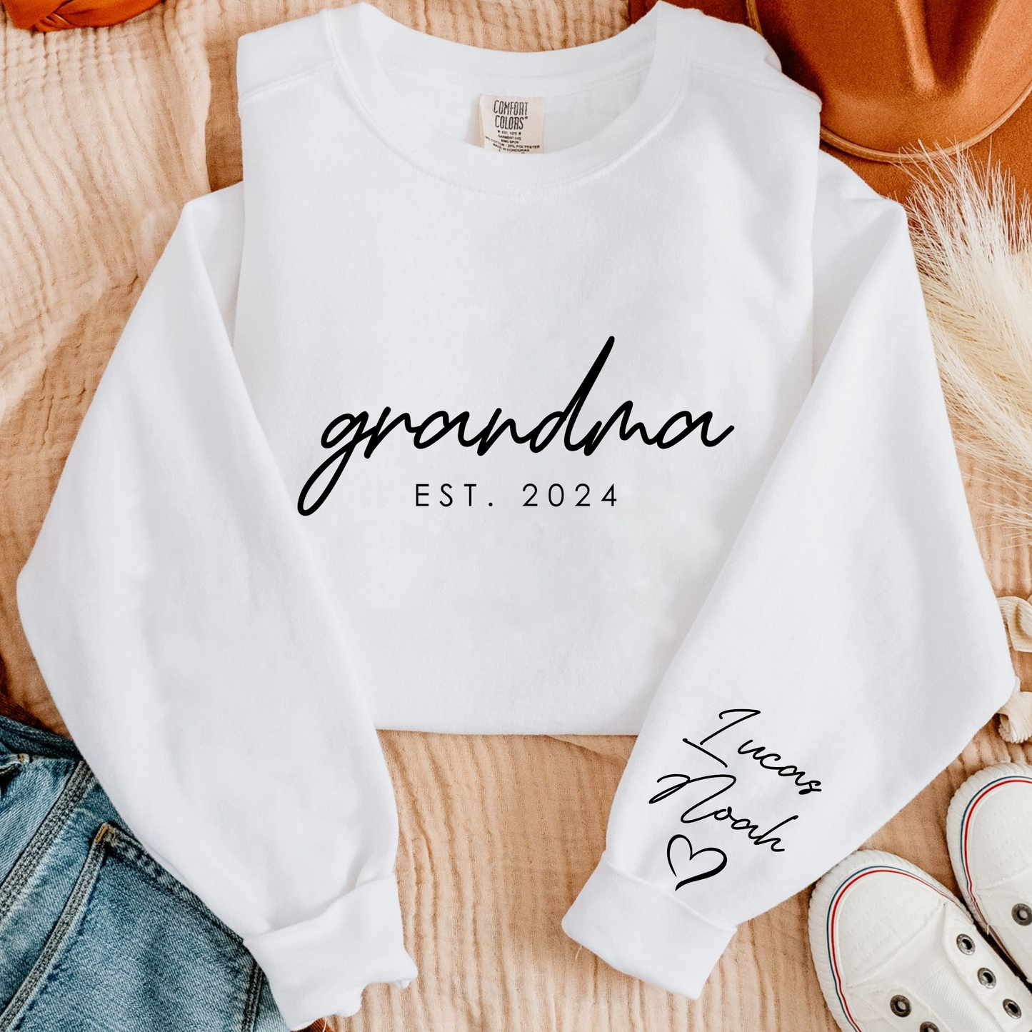 Großmutter und Gründungsjahr, Geschenk zur Wertschätzung