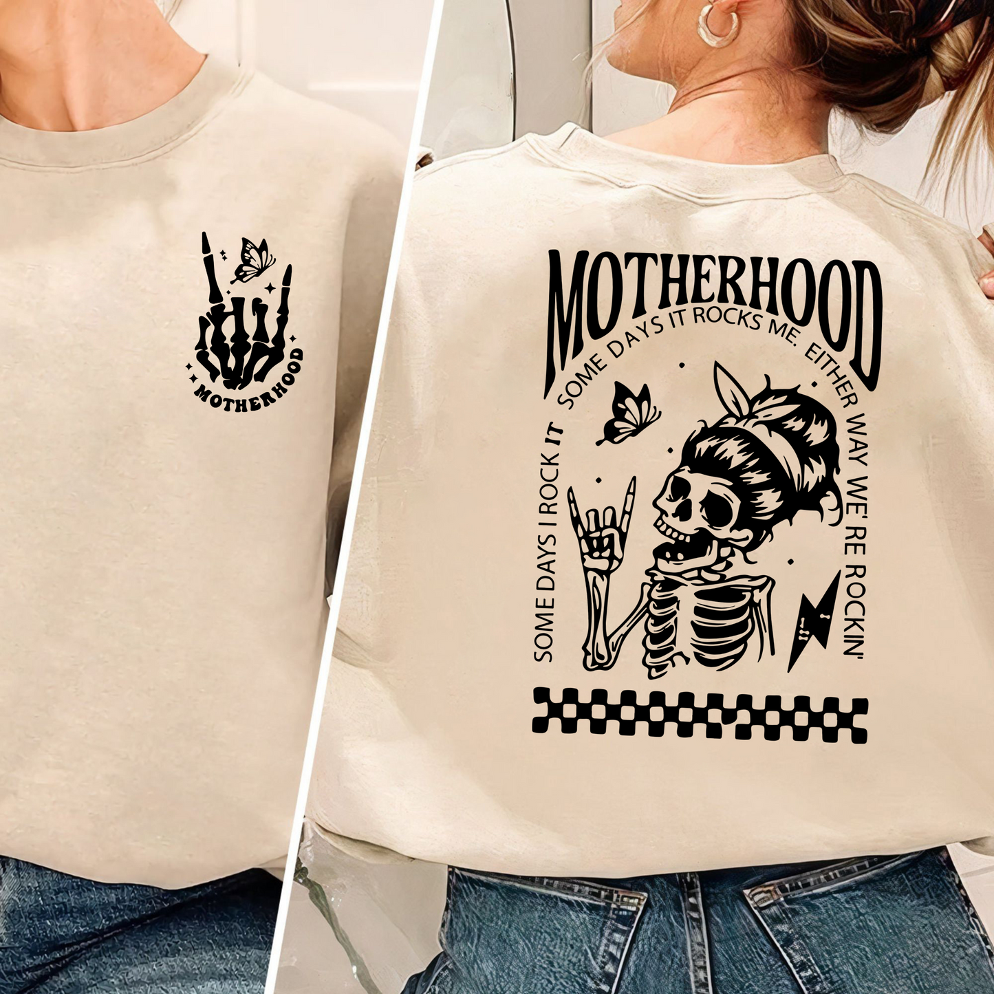 Motherhood Mantra Tee - Rocking and Being Rocked Moments