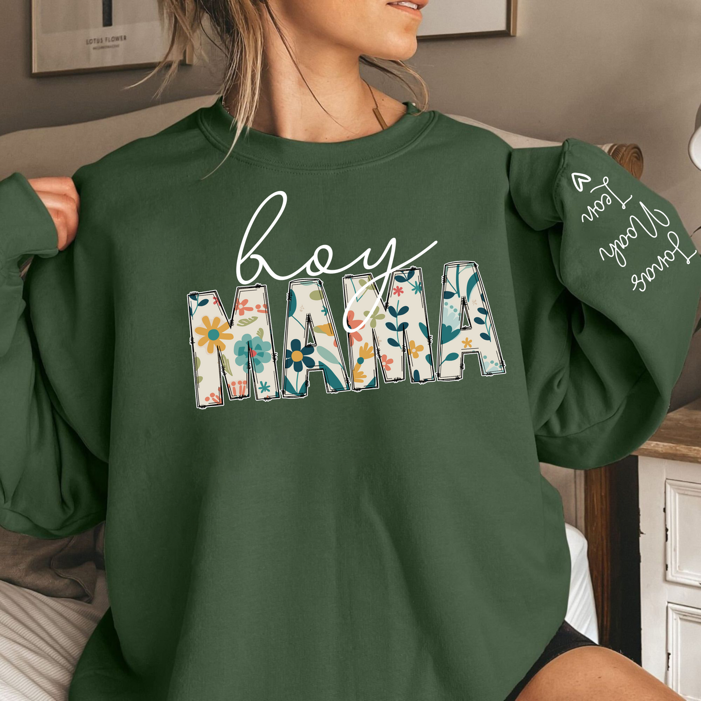 Hero's Mom - Personalized Boy Mama Shirt