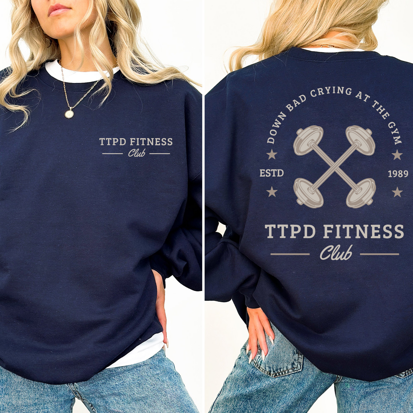 DOWN BAD Crying At The Gym T-shirt