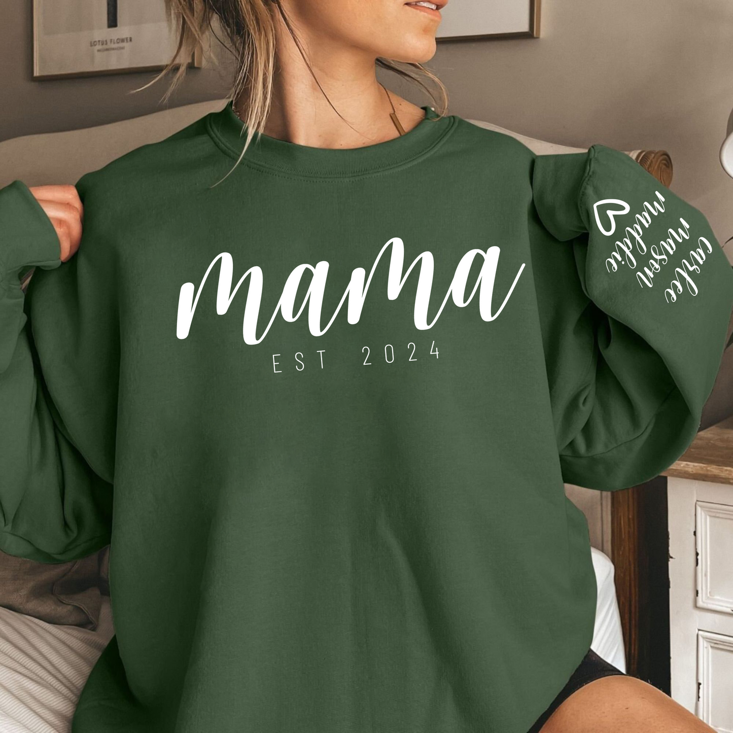 Personalized 'Mama EST' with Children's Names