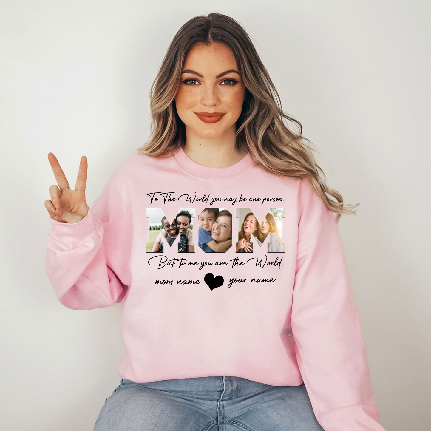 Personalisierte Mama-Shirt mit Foto - Muttertagsgeschenk