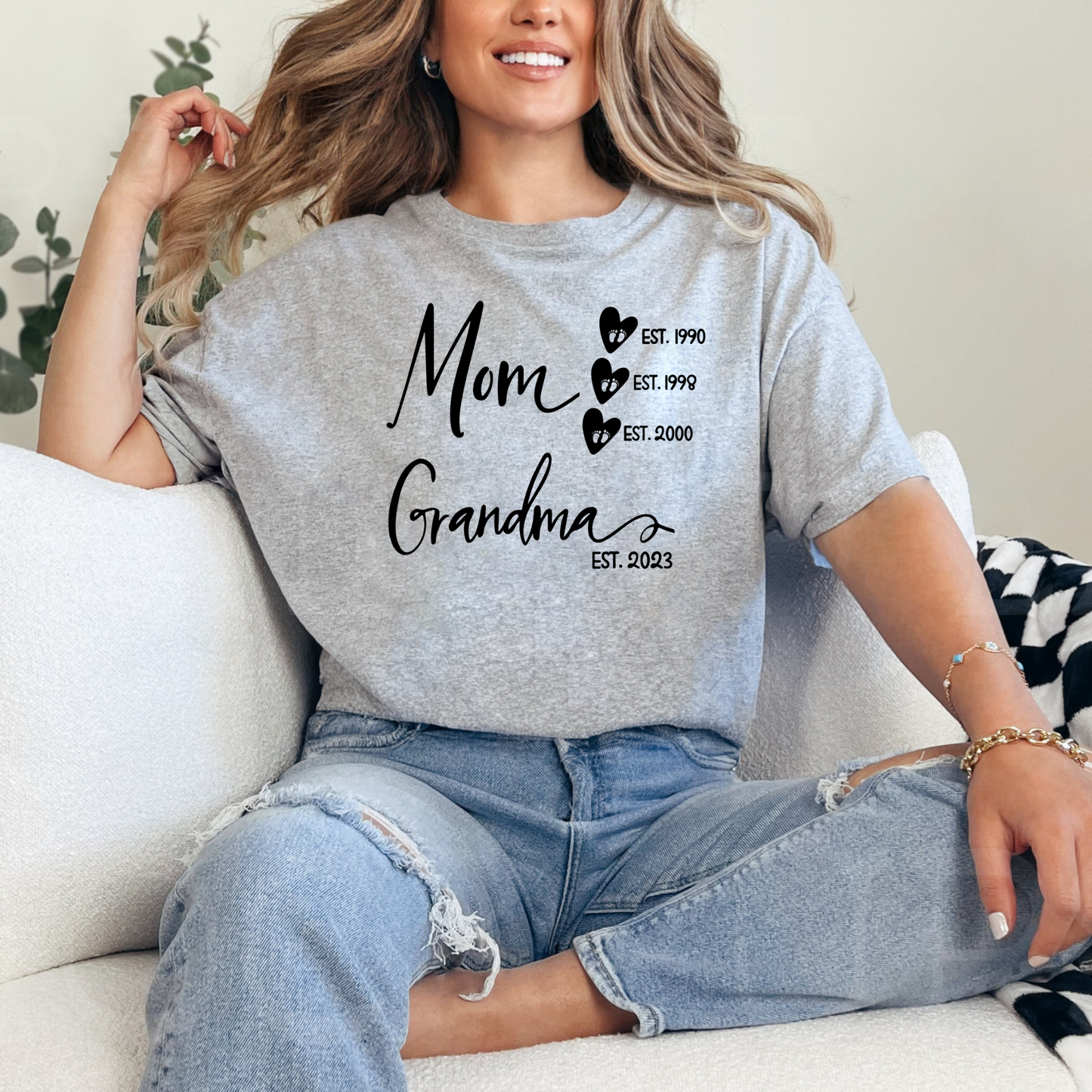 Personalisiertes 'Mom & Oma' Sweatshirt - Erinnerungsstück
