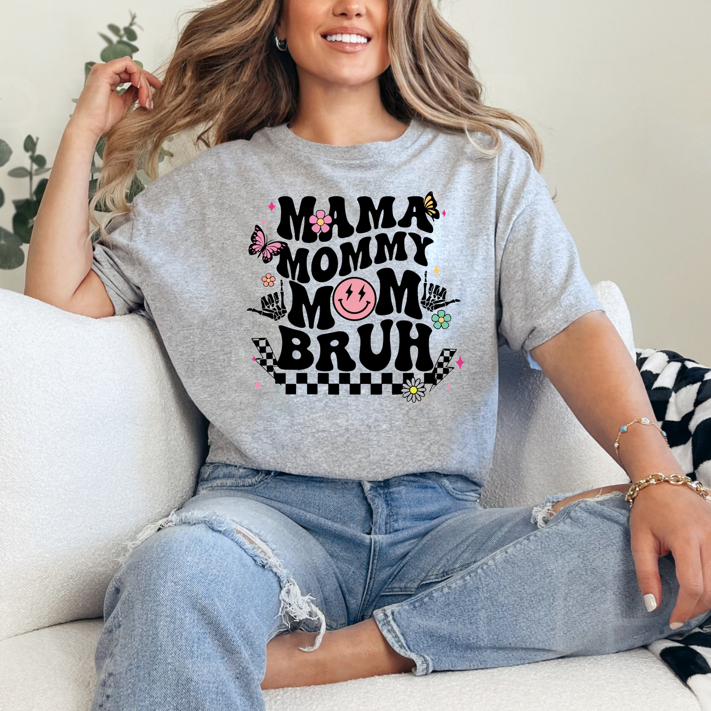 MAMA mommy mom BRUH Shirt, Bruh Shirt, Mom Bruh Tee, Funny Mom Tee