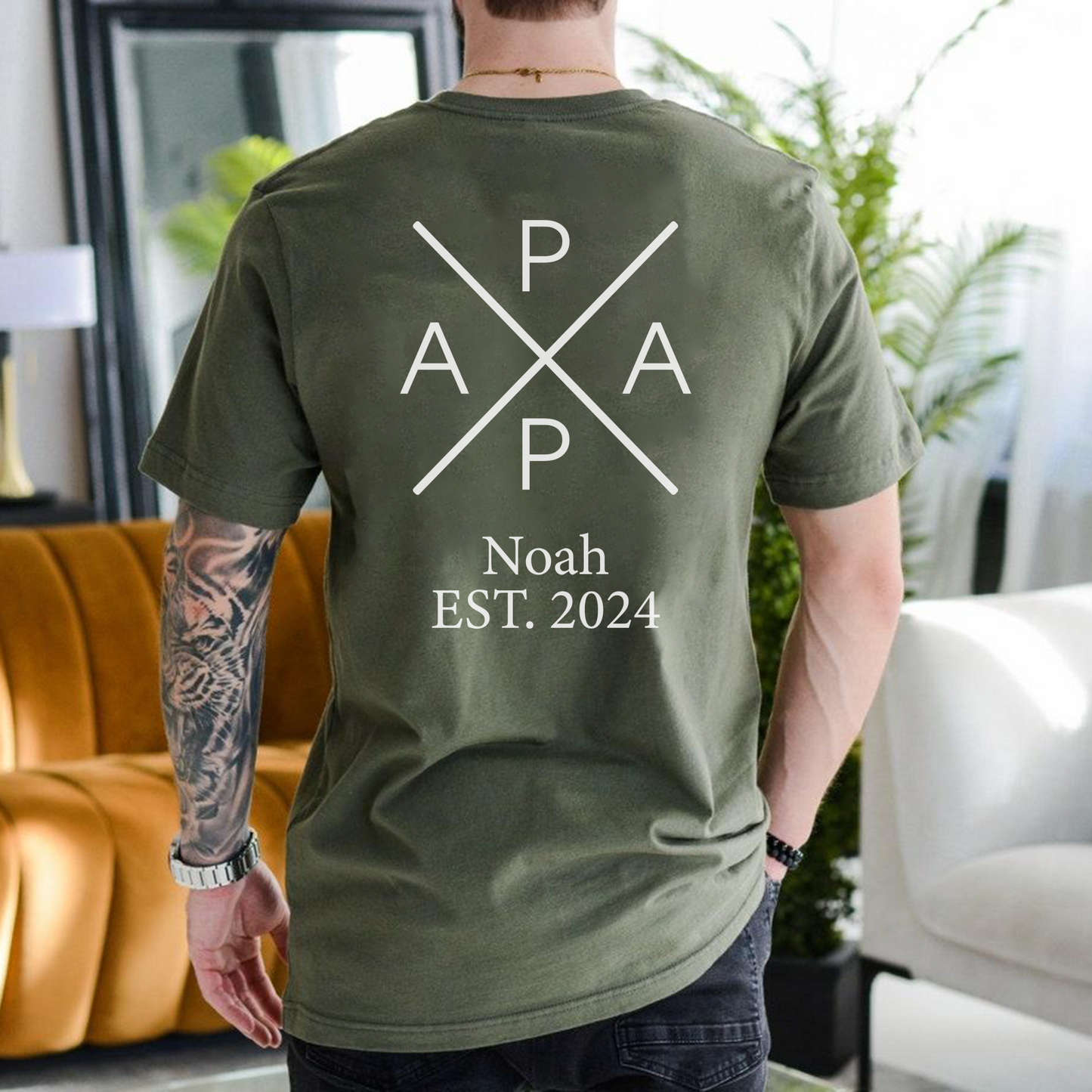 Papa's Pride - Celebrated with Names and Special Years