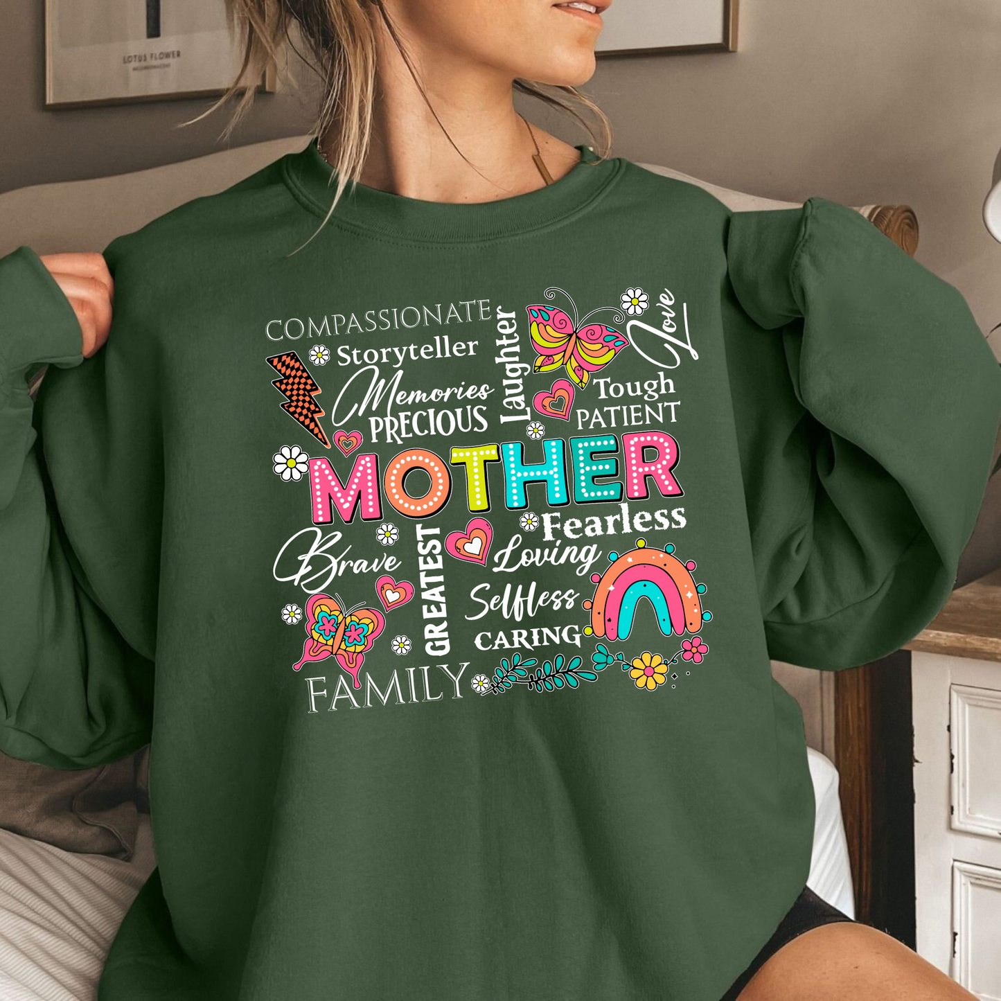 Gesegnete Mama Retro Design - Hommage an die Mutterschaft