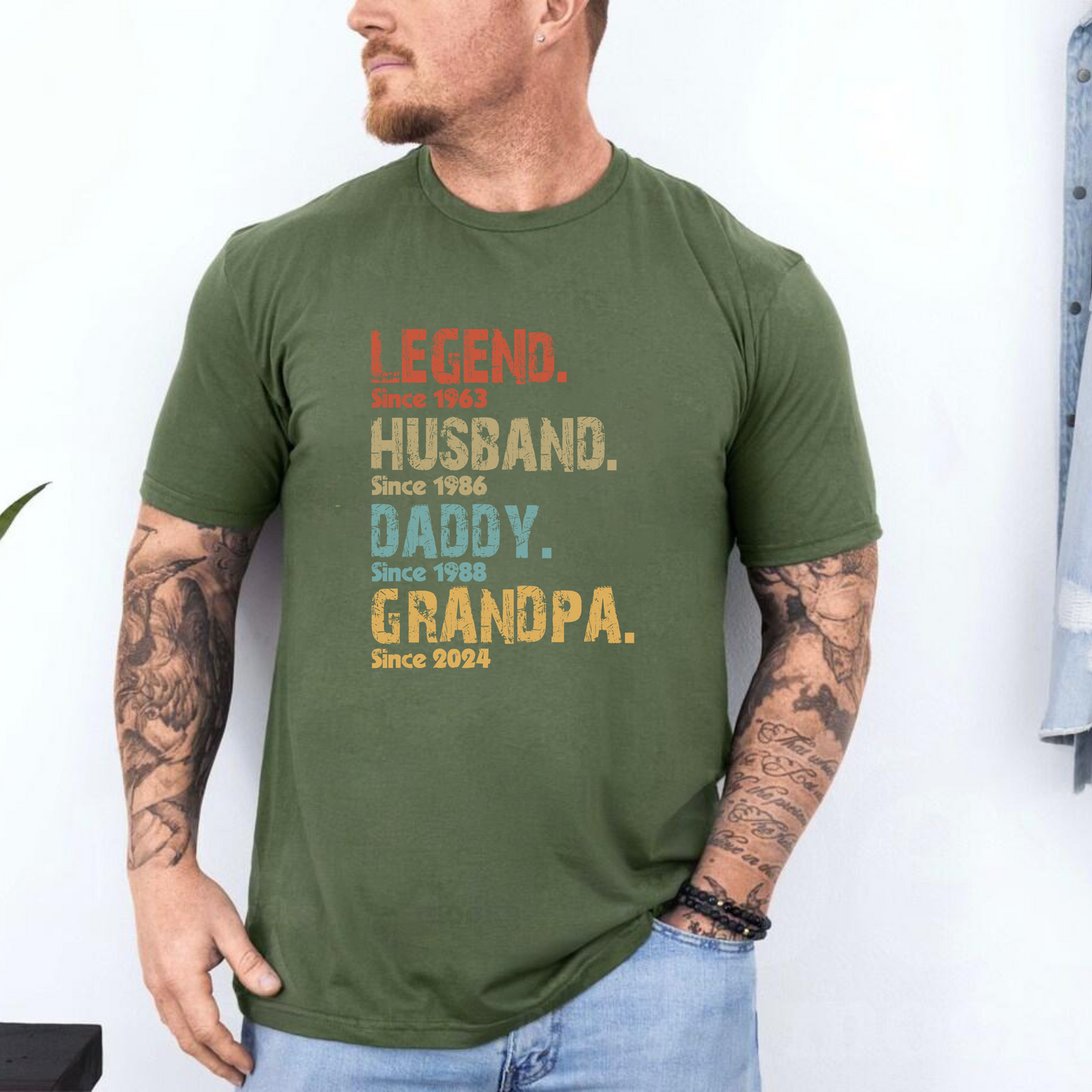 Legendär Seit - Personalisierte Ehre für Vater und Großvater