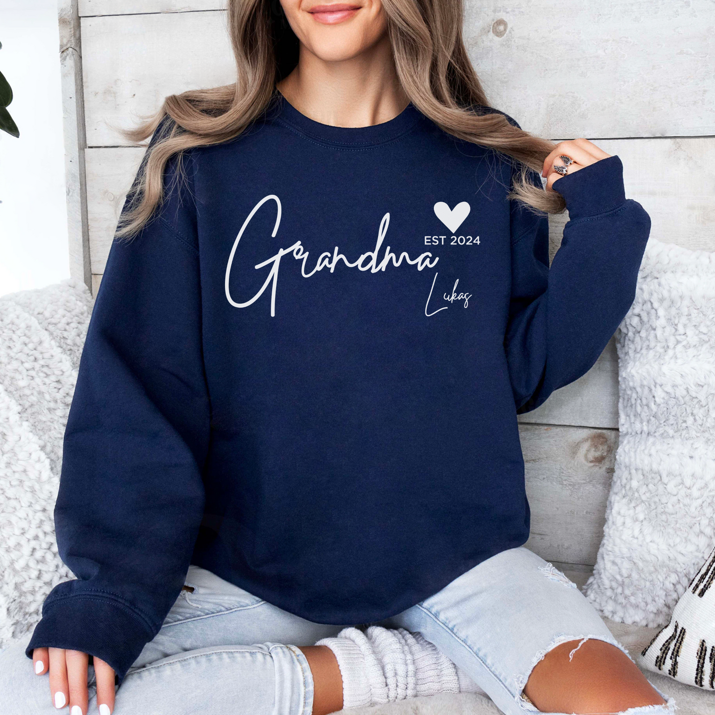 Personalisierbares Oma-Shirt – Dein Name, Dein Jahr, Dein Stolz