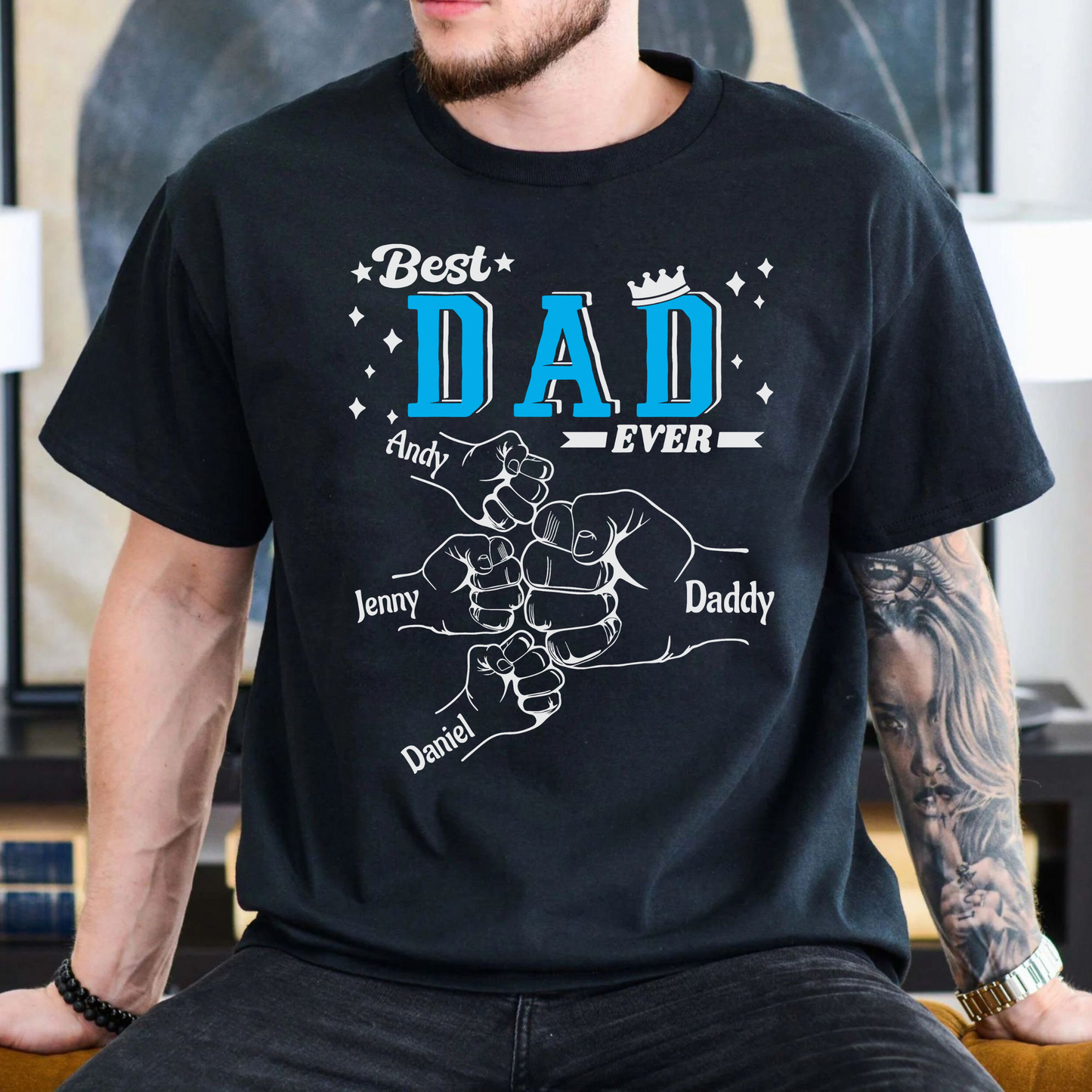 Dad Fist Bump - Unique Personalized Gift