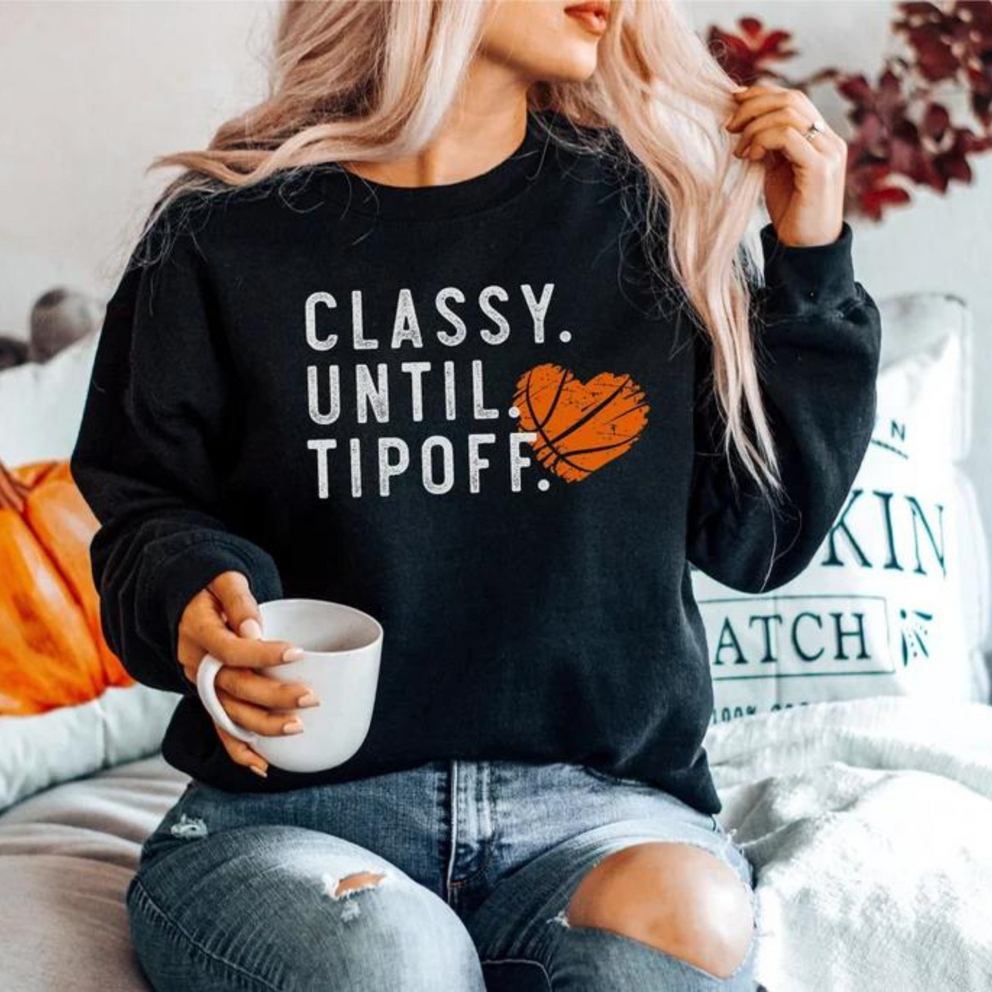 Elegant bis zum Anpfiff - Basketball-Sweatshirt für Sportfans