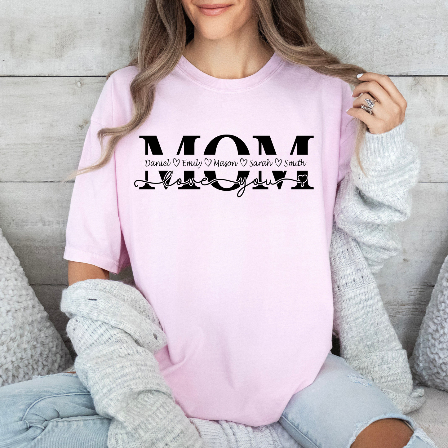 Customizable Gift for Mothers, Names of Your Loved Ones