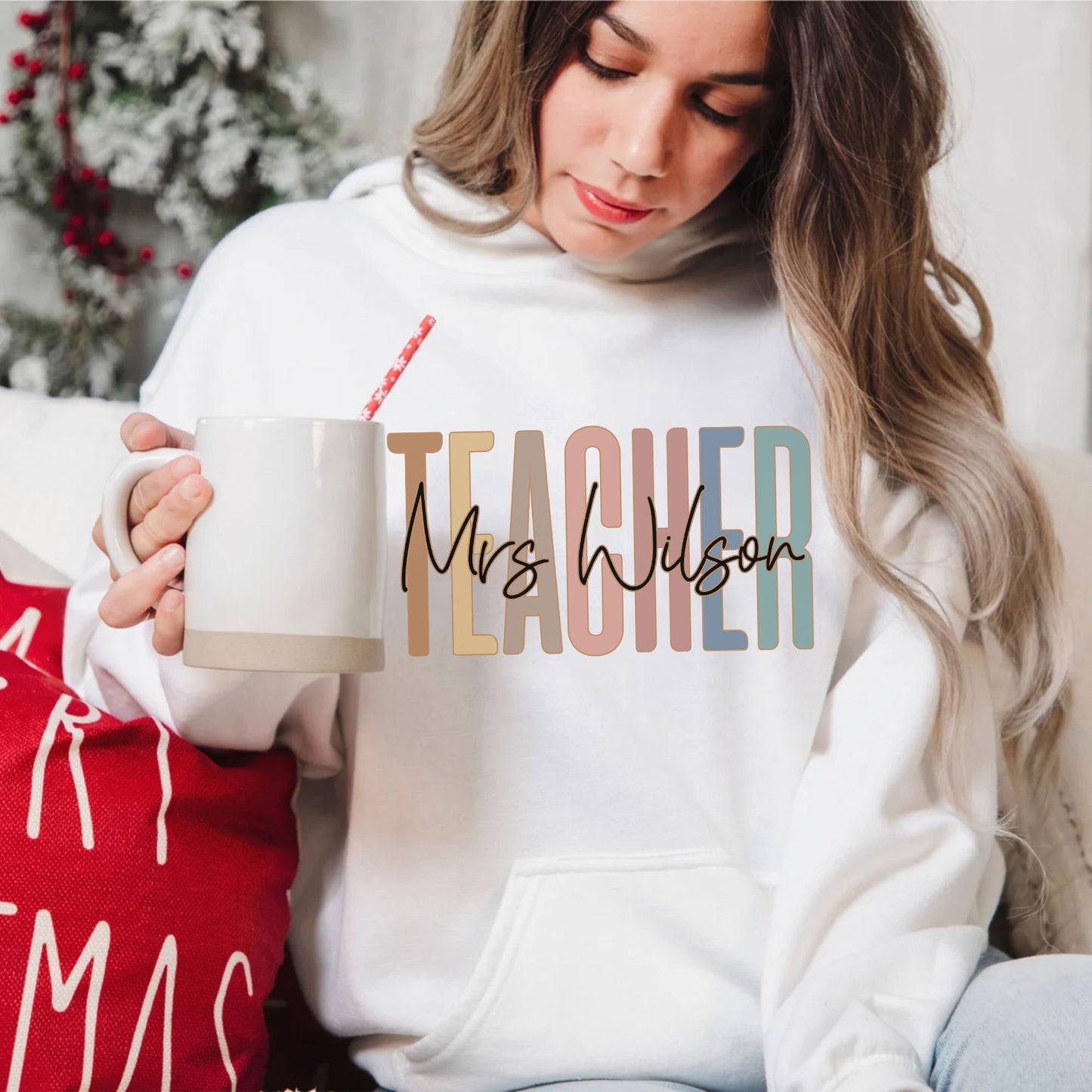 Benutzerdefinierte Lehrkräfte Sweatshirt - Geschenke für Lehrkräfte