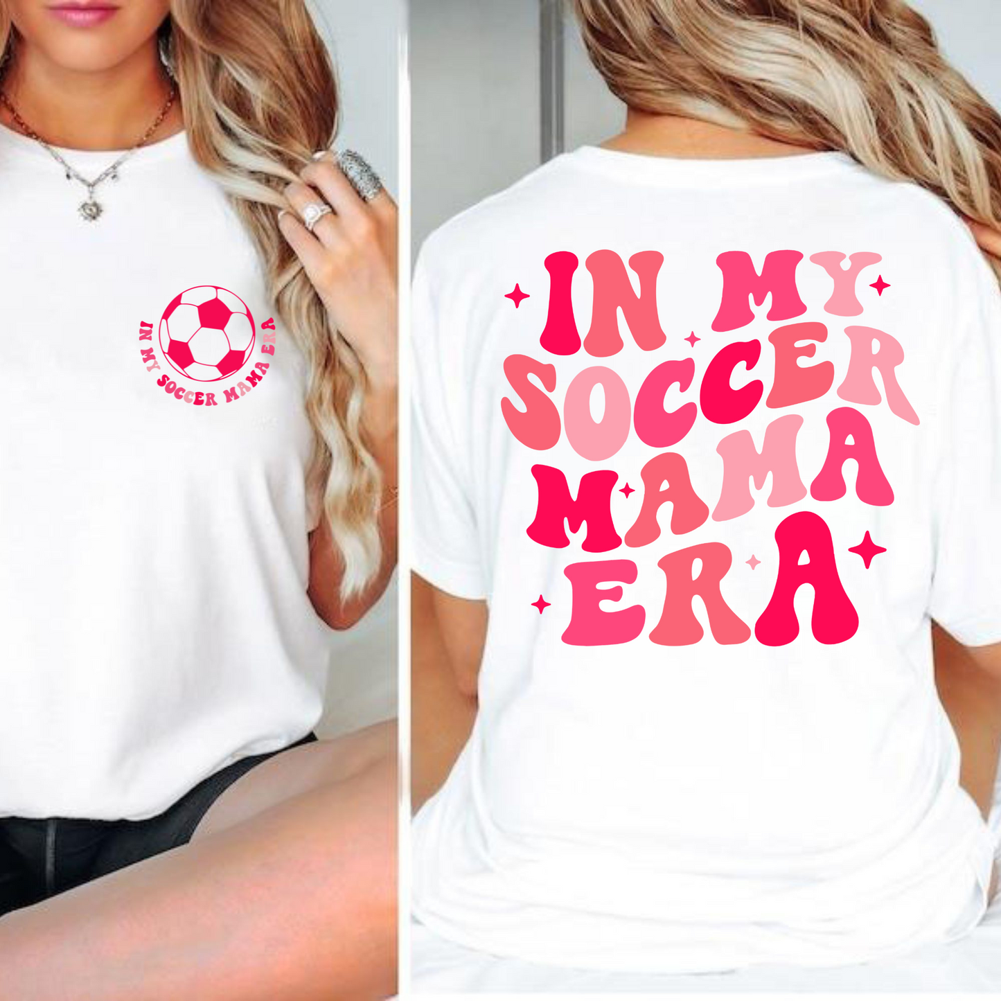 "Fußball-Mama" Zeitalter T-Shirt - Für die sportliche Mutter